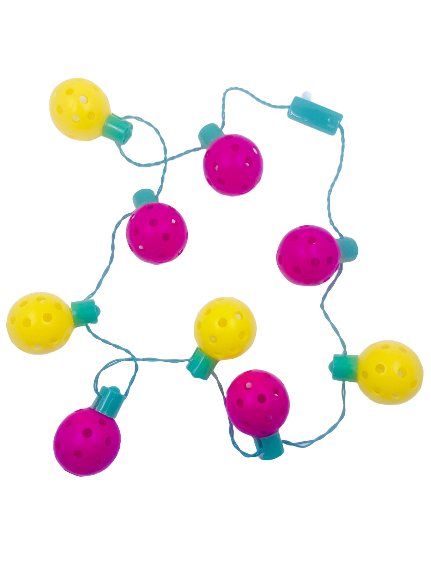 Mini Pickleball Flashing Necklace | Fun Pickleball Gifts