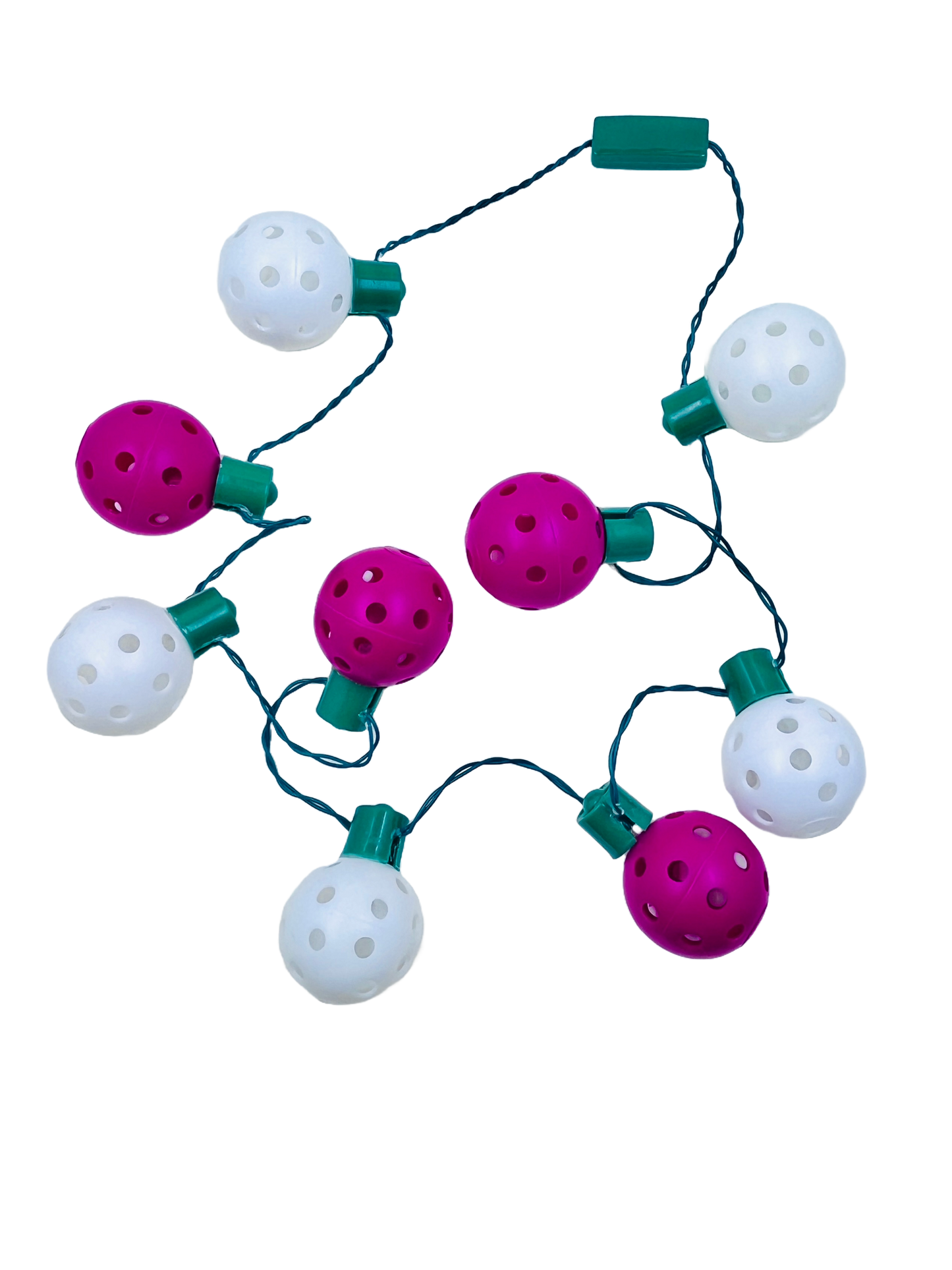 Mini Pickleball Flashing Necklace | Fun Pickleball Gifts