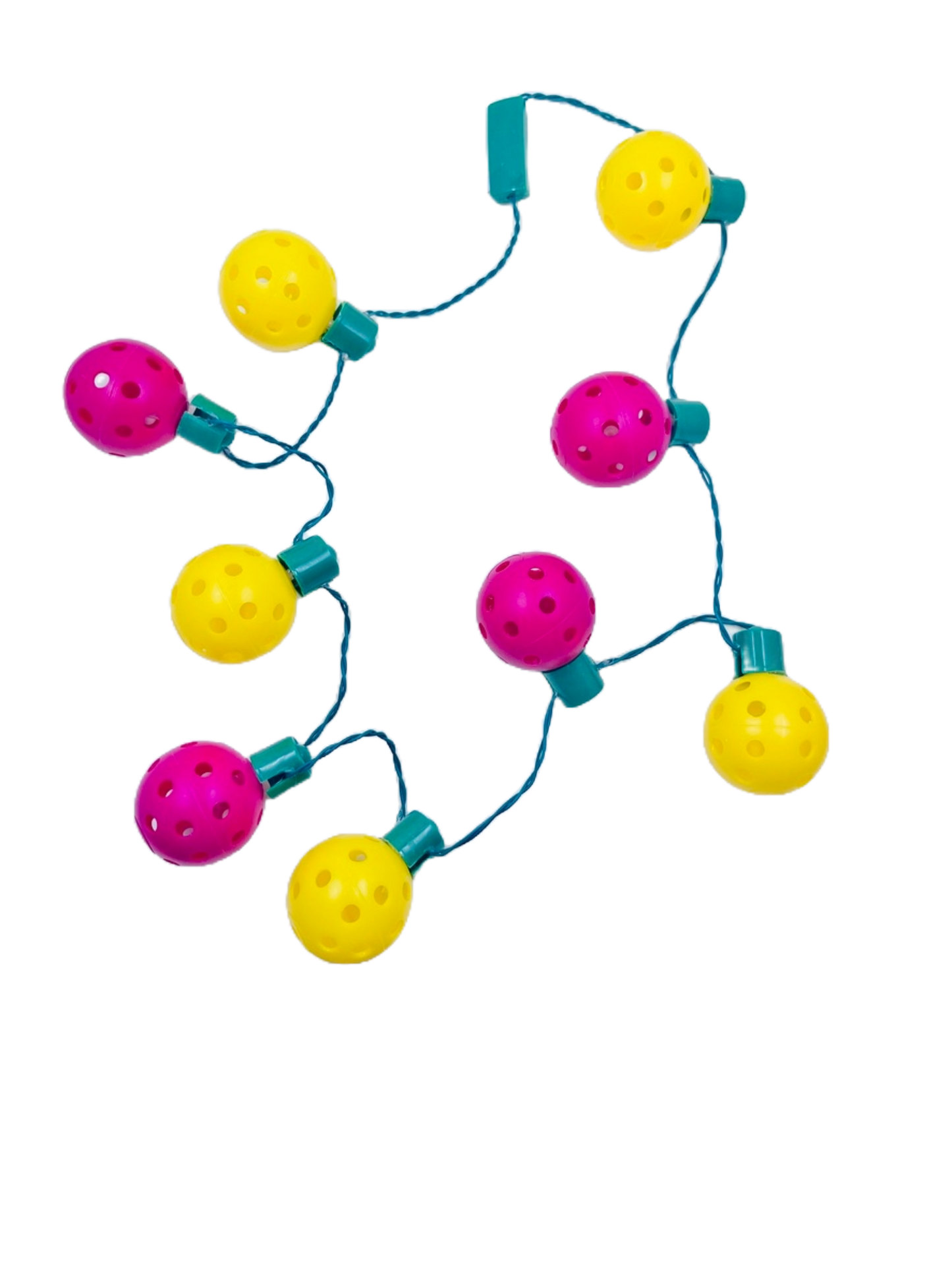 Mini Pickleball Flashing Necklace | Fun Pickleball Gifts