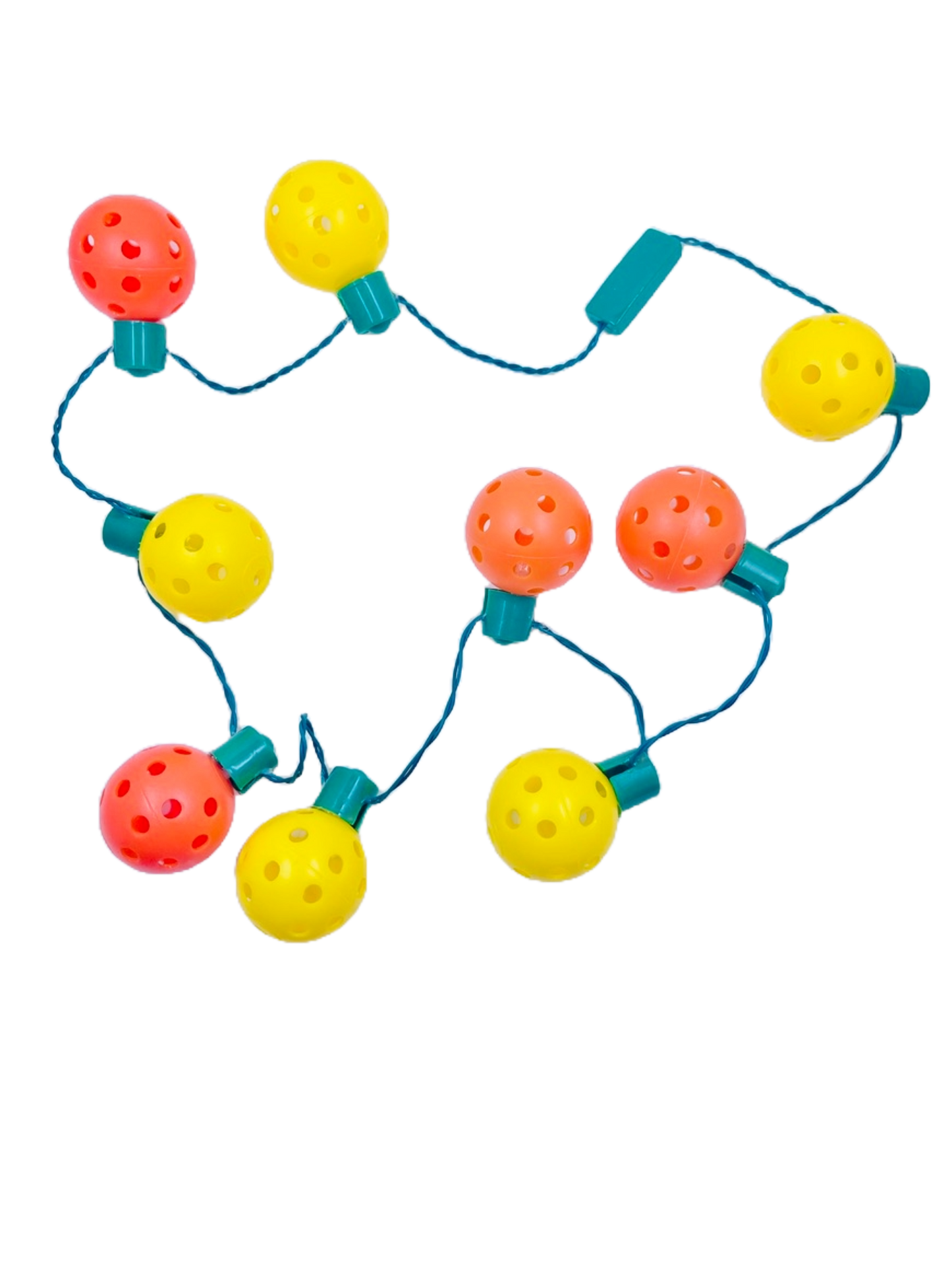 Mini Pickleball Flashing Necklace | Fun Pickleball Gifts