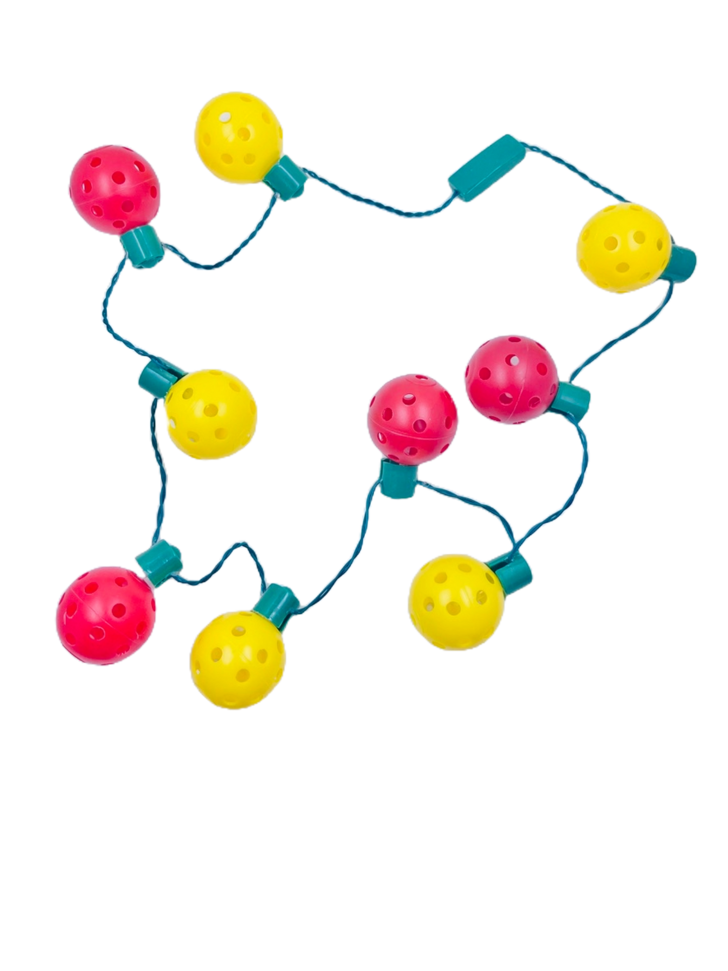 Mini Pickleball Flashing Necklace | Fun Pickleball Gifts