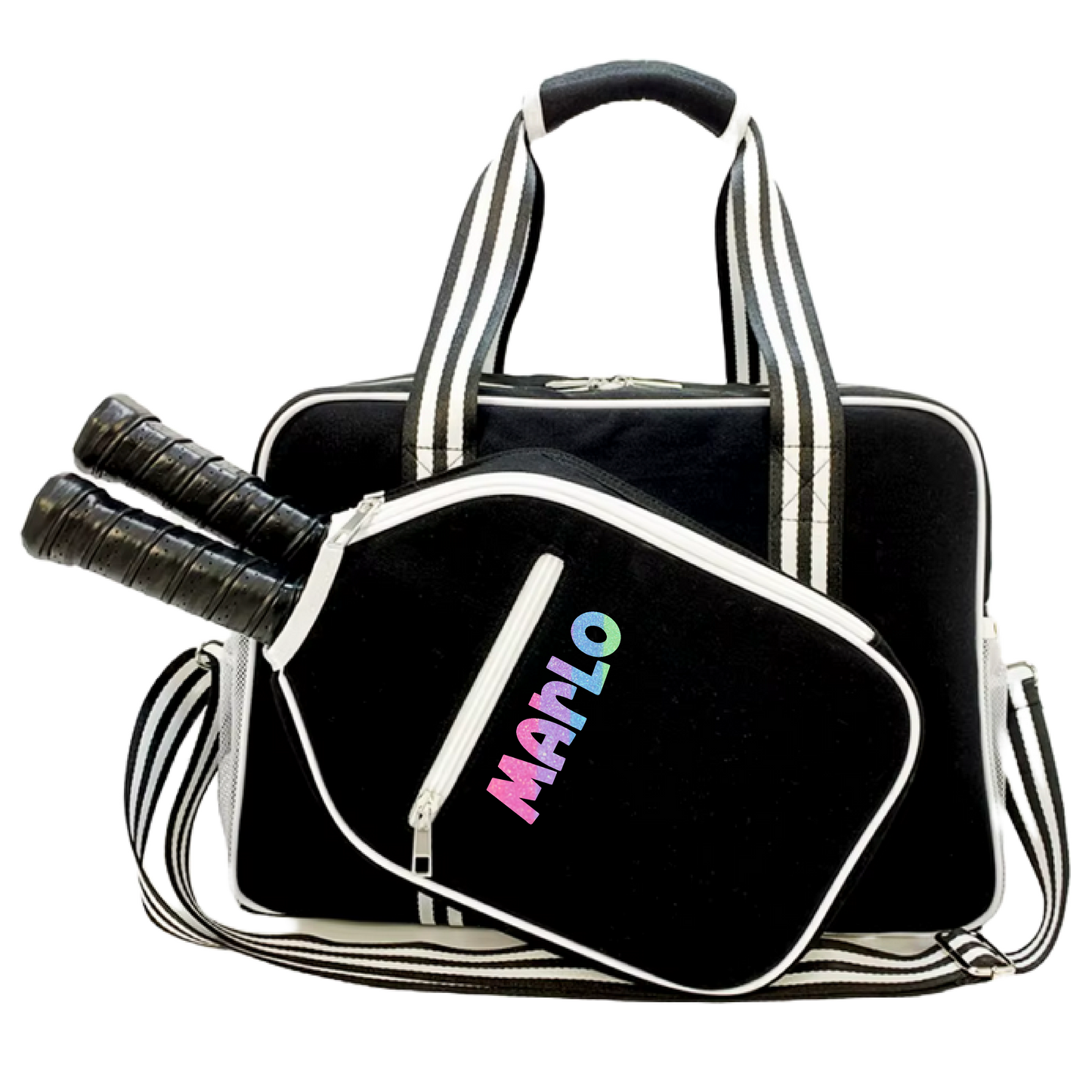 Nightshade Pickleball Bag | Personalized Pickleball and Paddle Sports Bag | Large Size Court Tote Bag