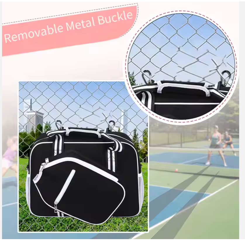 Nightshade Pickleball Bag | Personalized Pickleball and Paddle Sports Bag | Large Size Court Tote Bag