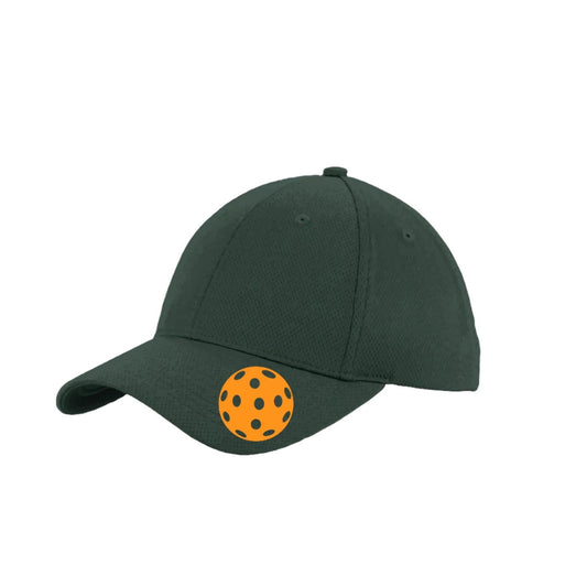 Orange Pickleball (Customizable) | Pickleball Hat | Moisture-Wicking 100% Polyester