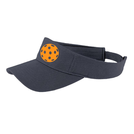 Orange Pickleball (Customizable) | Pickleball Visors | Moisture Wicking 100% Polyester