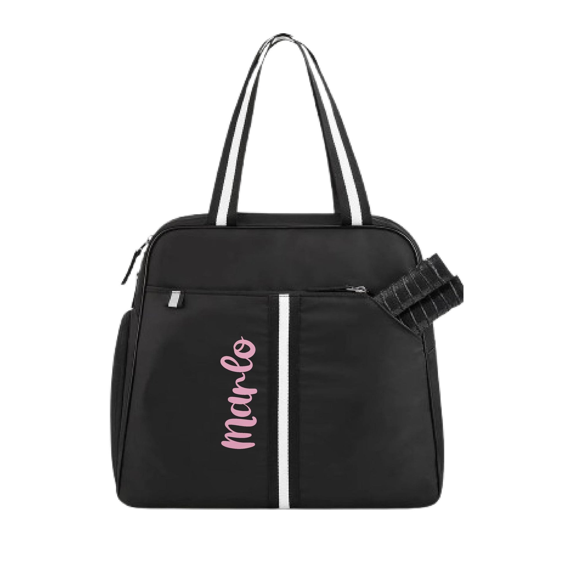 "Oxford" Black Pickleball Bag (Free Customization) | Pickleball Sports Bag | Medium Size Court Bag