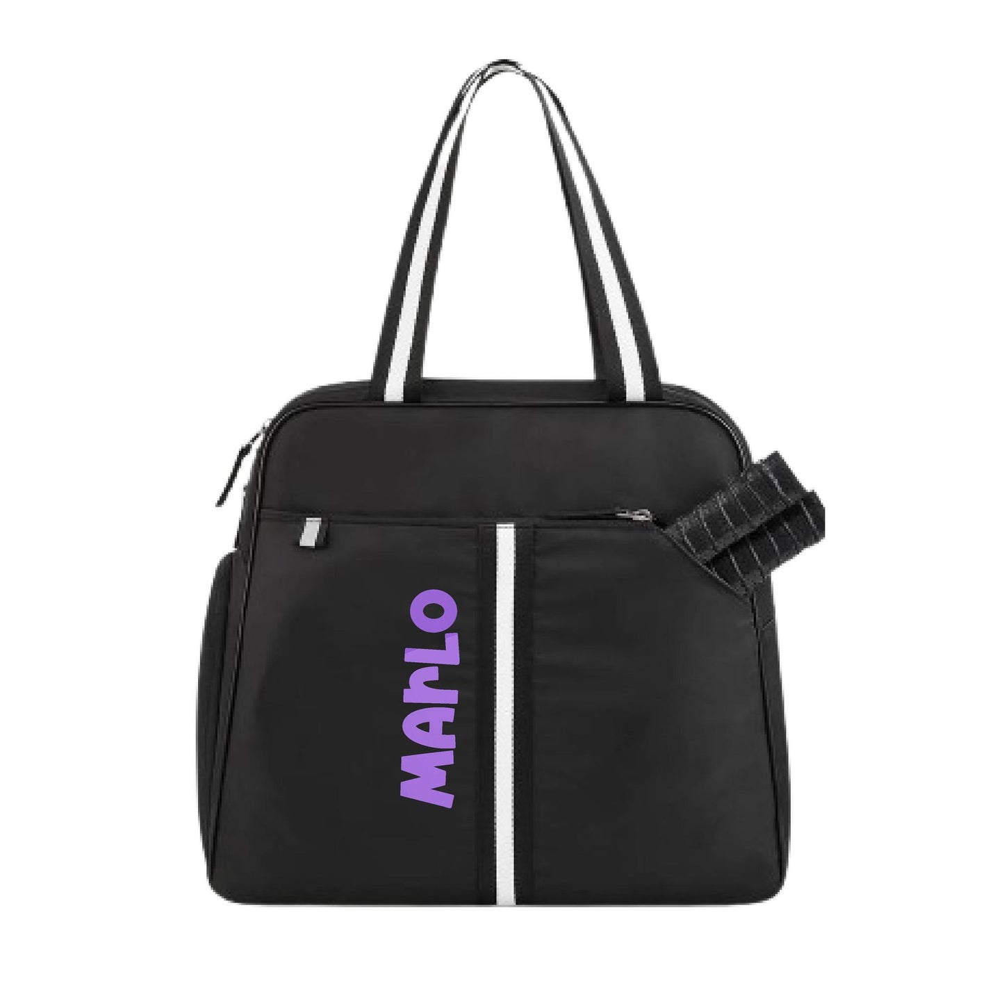 "Oxford" Black Pickleball Bag (Free Personalization) | Pickleball Sports Bag | Medium Size Court Bag