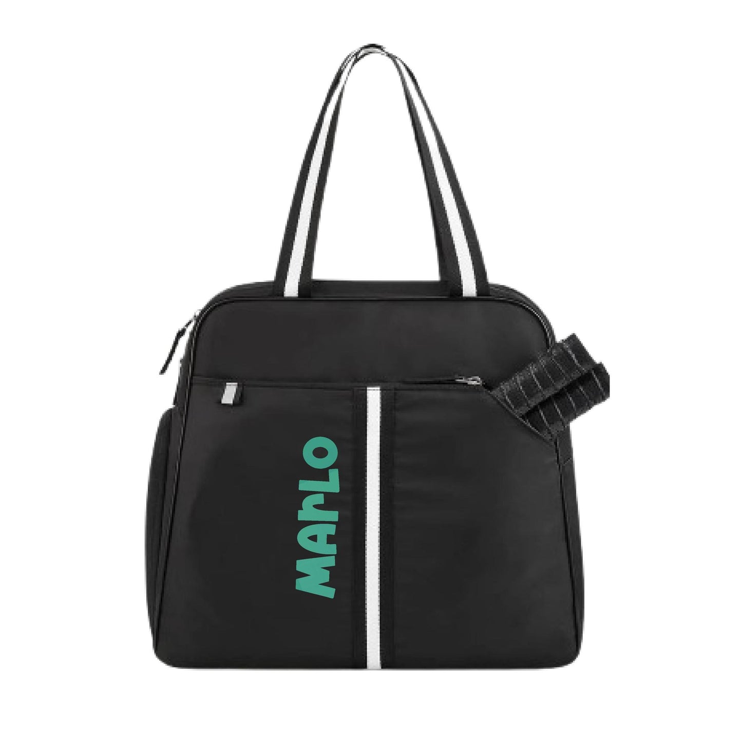 "Oxford" Black Pickleball Bag (Free Personalization) | Pickleball Sports Bag | Medium Size Court Bag