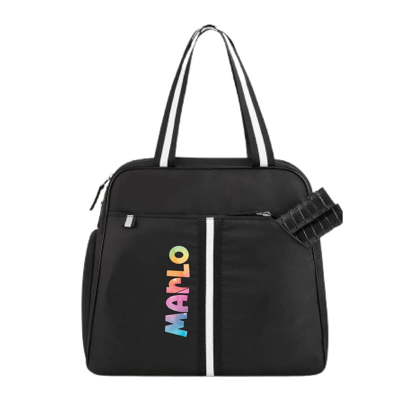 "Oxford" Black Pickleball Bag (Free Personalization) | Pickleball Sports Bag | Medium Size Court Bag
