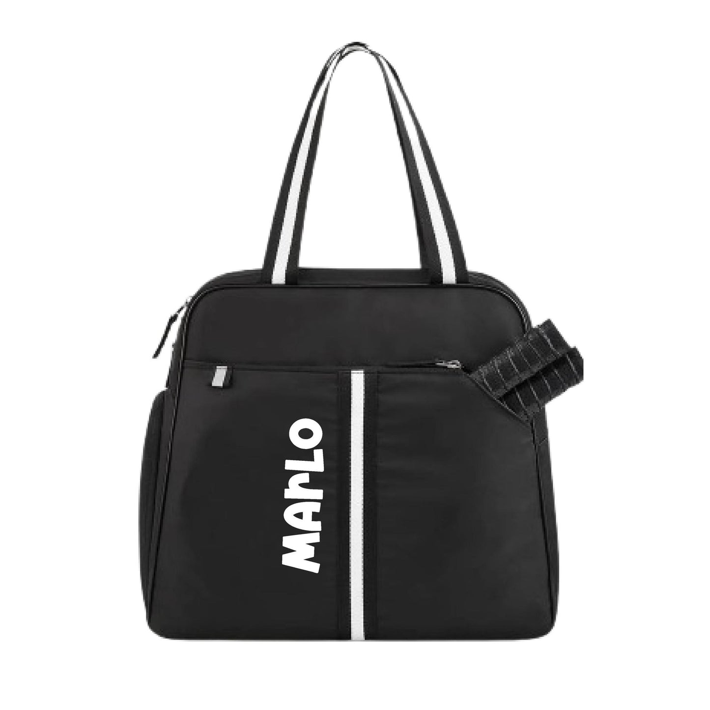 "Oxford" Black Pickleball Bag (Free Personalization) | Pickleball Sports Bag | Medium Size Court Bag