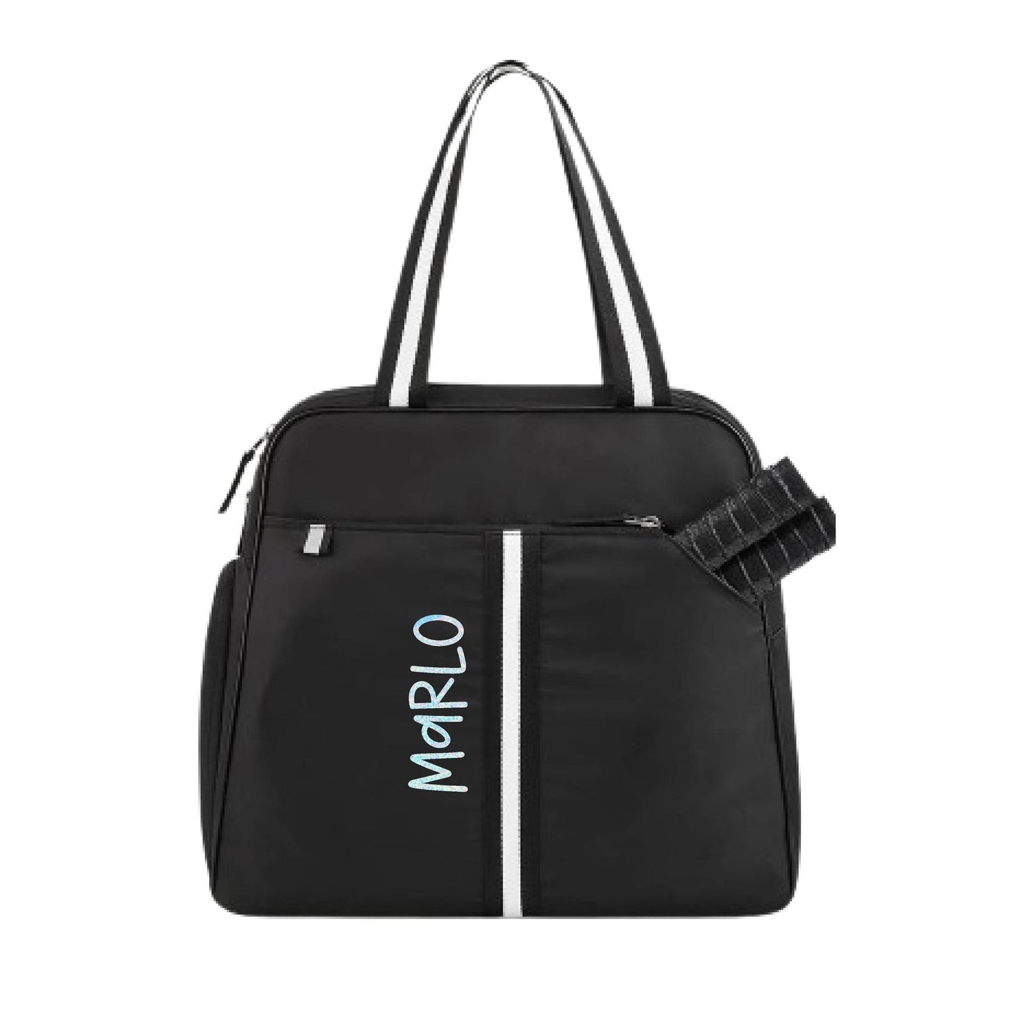 "Oxford" Black Pickleball Bag (Free Personalization) | Pickleball Sports Bag | Medium Size Court Bag