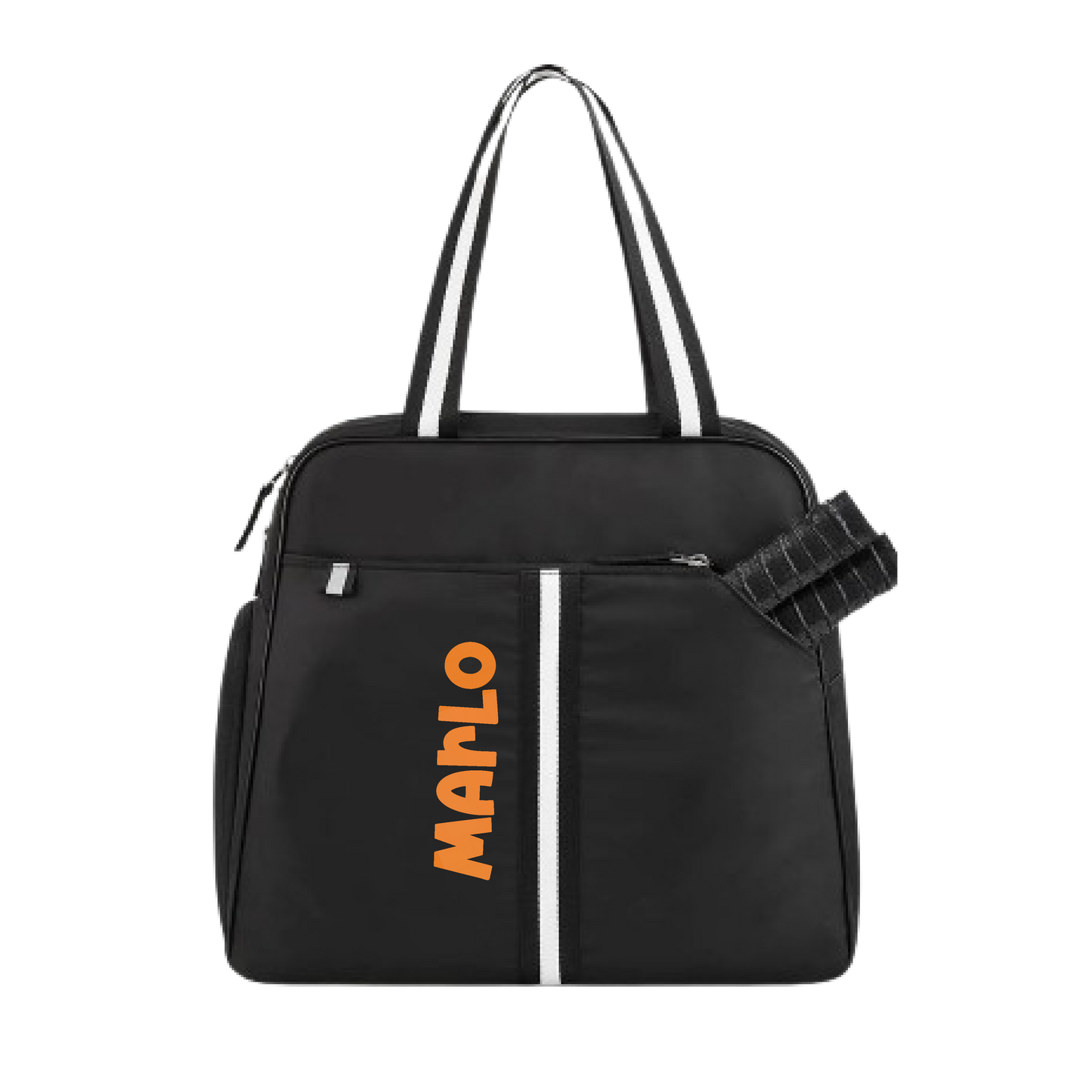 "Oxford" Black Pickleball Bag (Free Customization) | Pickleball Sports Bag | Medium Size Court Bag