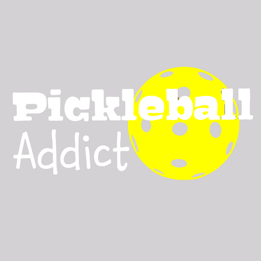 Pickleball Addict | Pickleball Car Decal And Pickleball Sticker