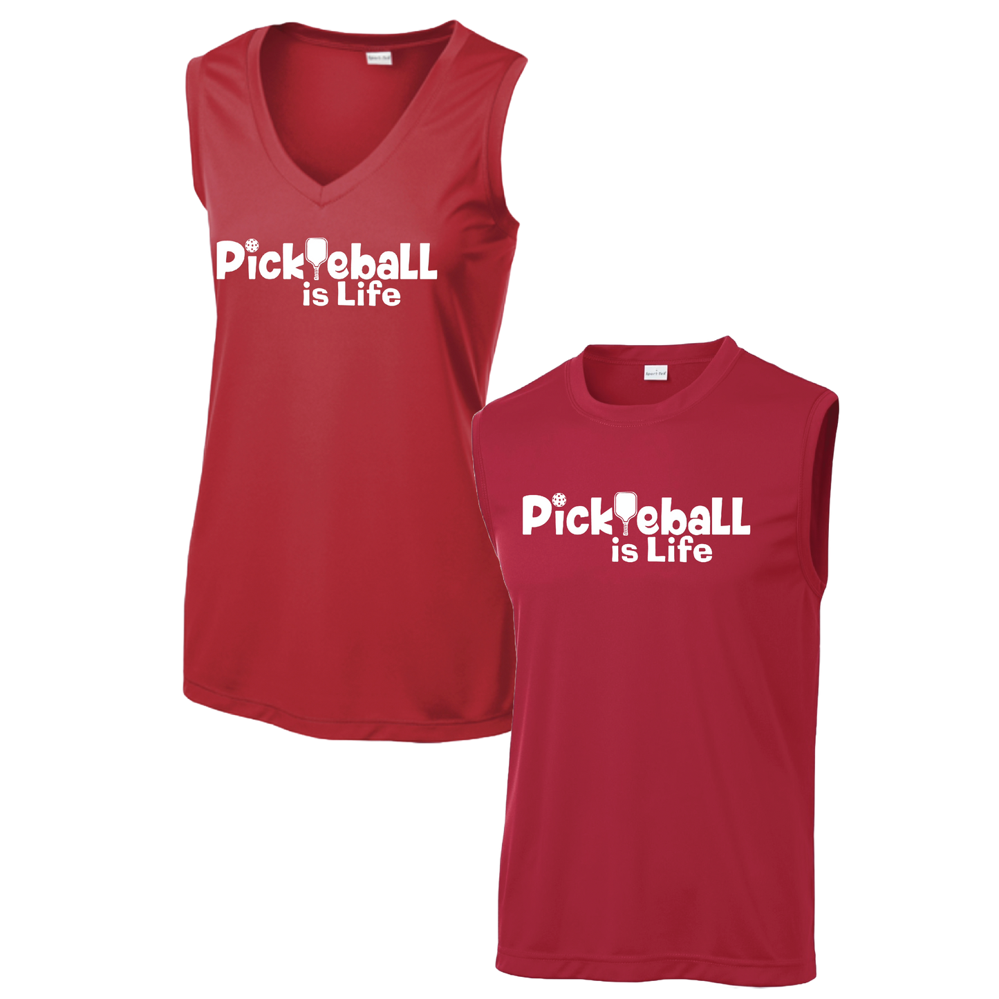 Mixed Partner Pickleball Is Life Matching Shirts | Save 15%