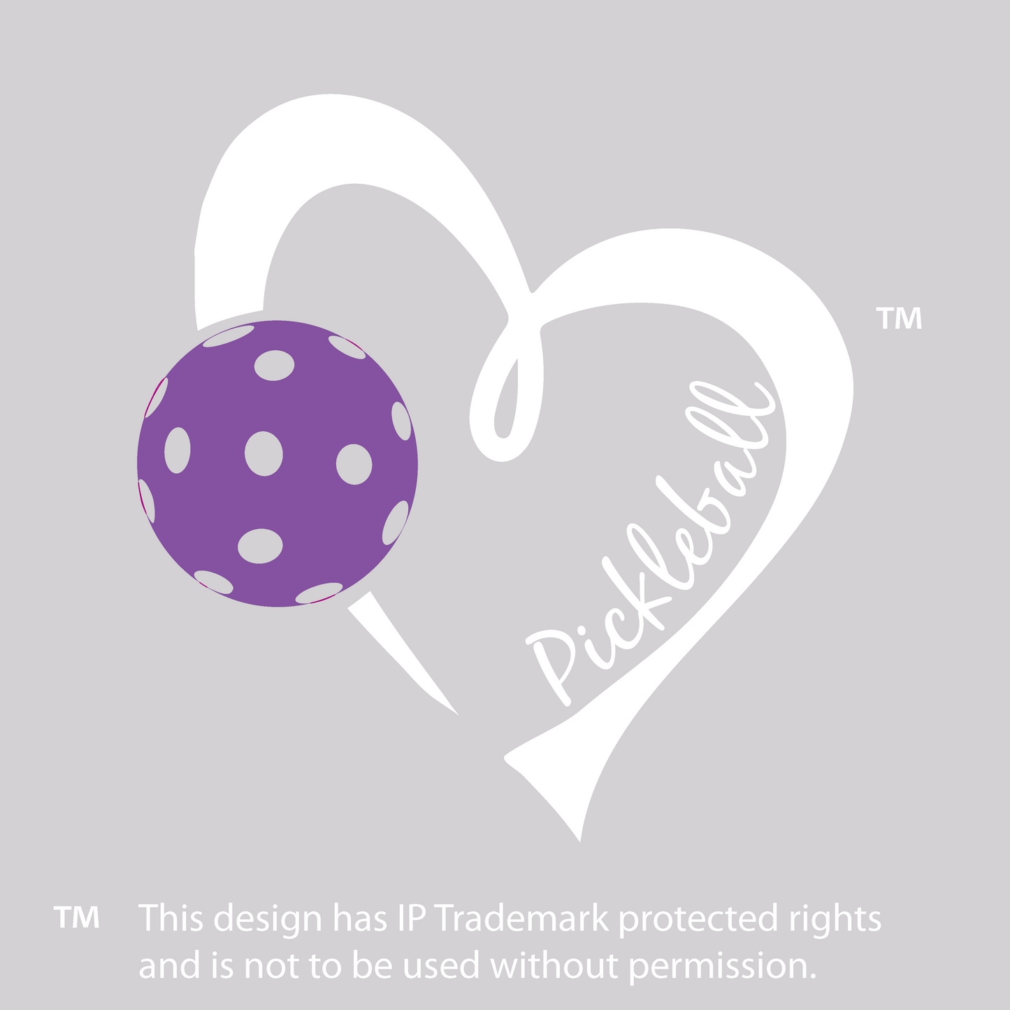 Pickleball Love (Purple) Customizable | Pickleball Visors | Moisture Wicking 100% Polyester