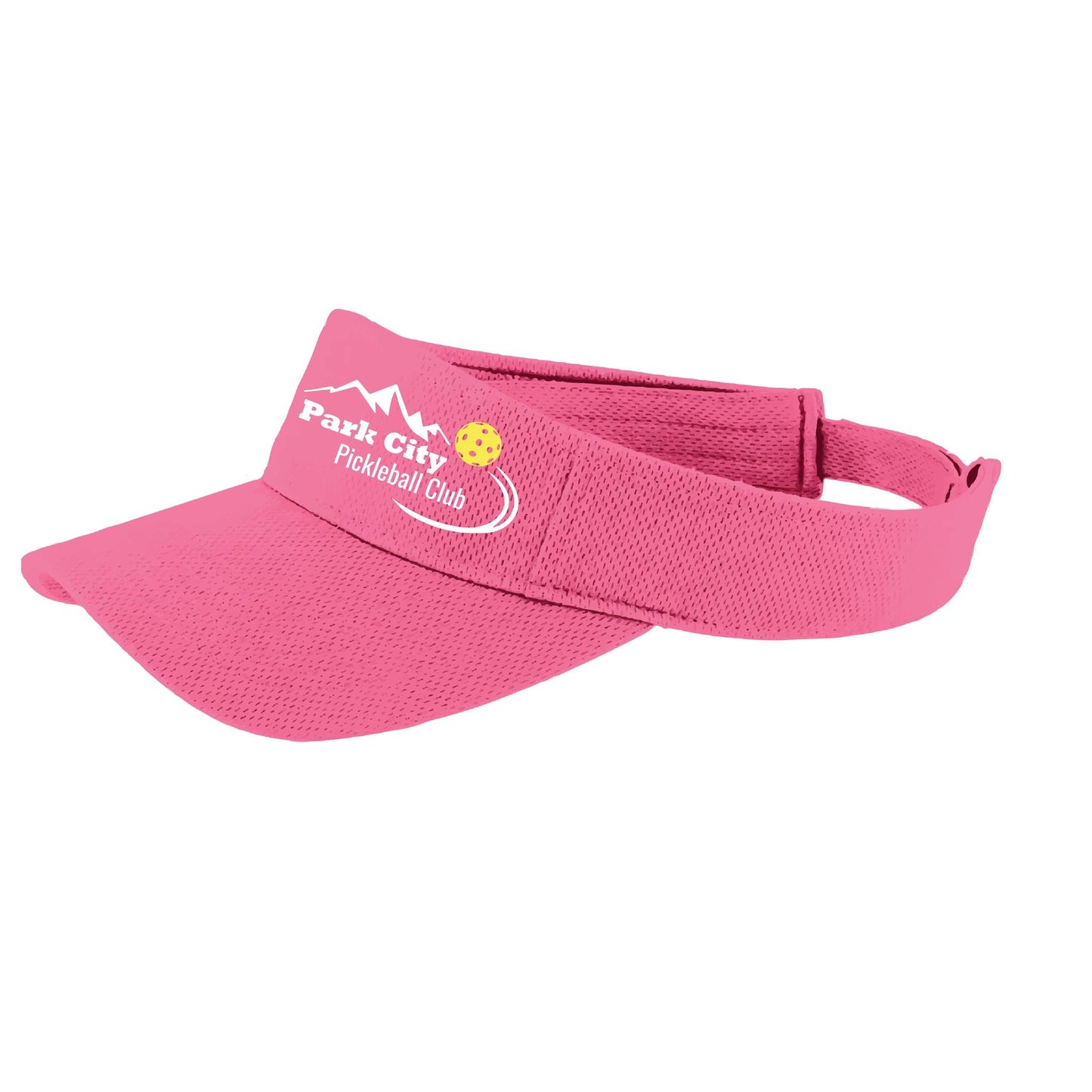 Park City Pickleball Club (Custom) | Pickleball Visors | Moisture Wicking 100% Polyester
