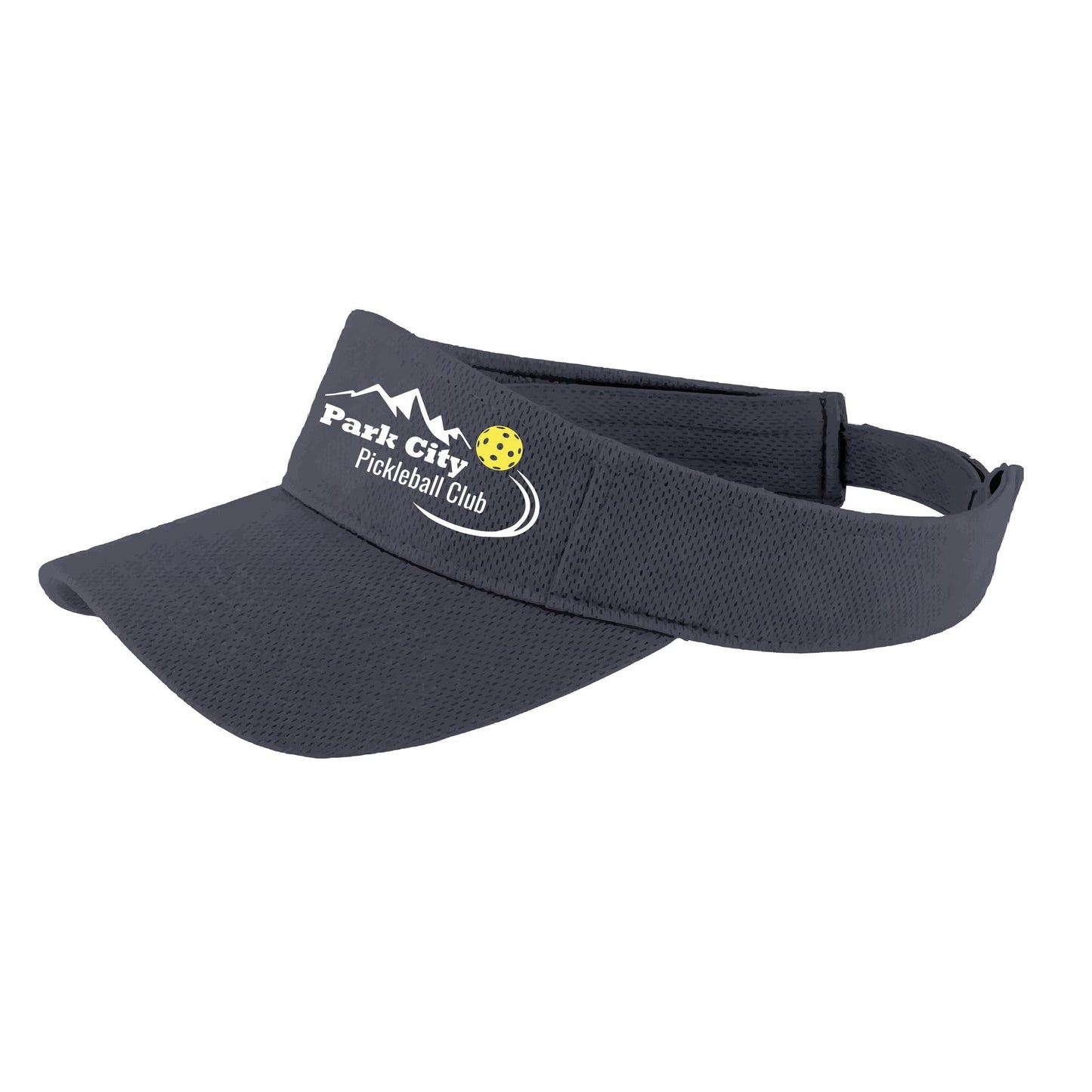 Park City Pickleball Club (Custom) | Pickleball Visors | Moisture Wicking 100% Polyester