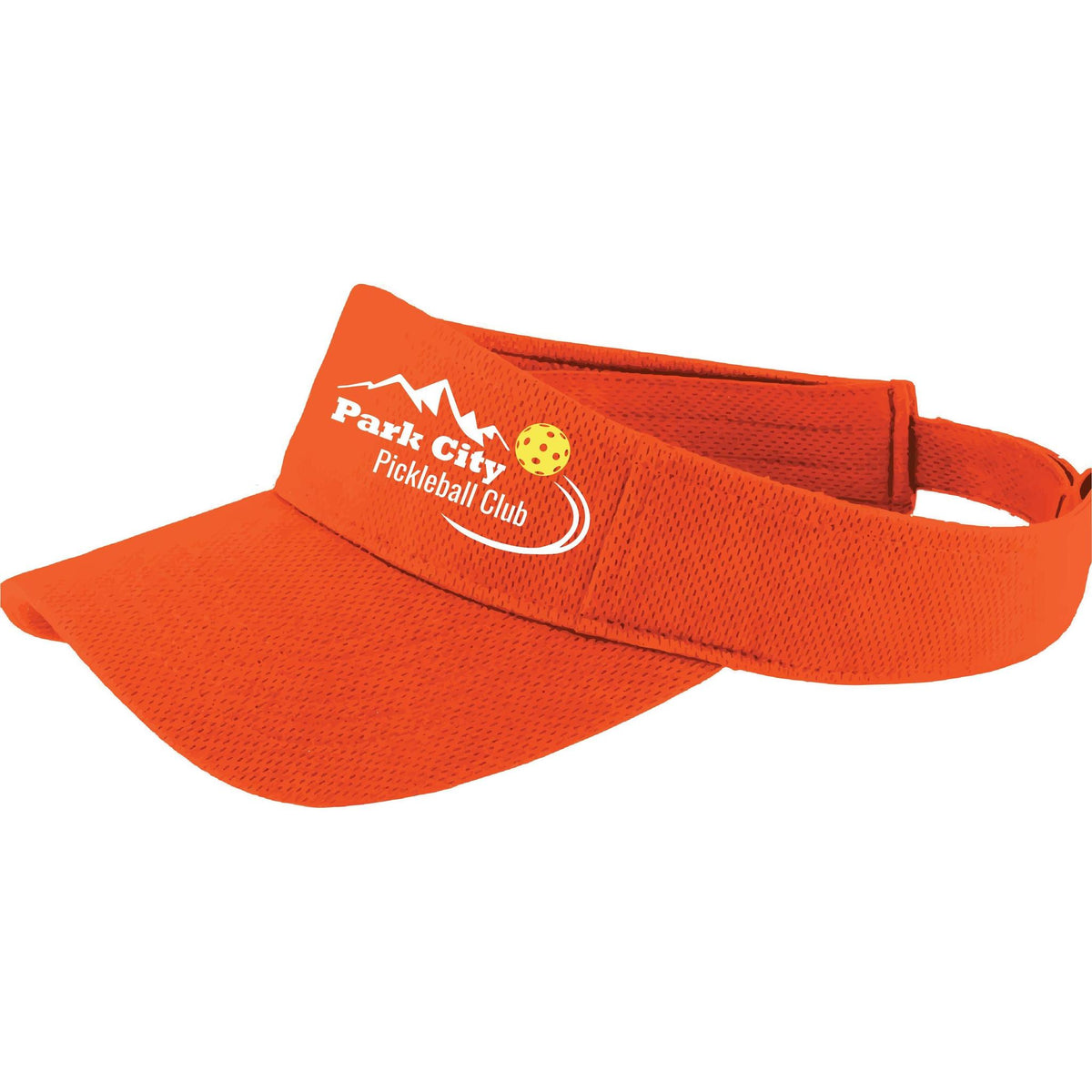 Park City Pickleball Club (Custom) | Pickleball Visors | Moisture Wicking 100% Polyester