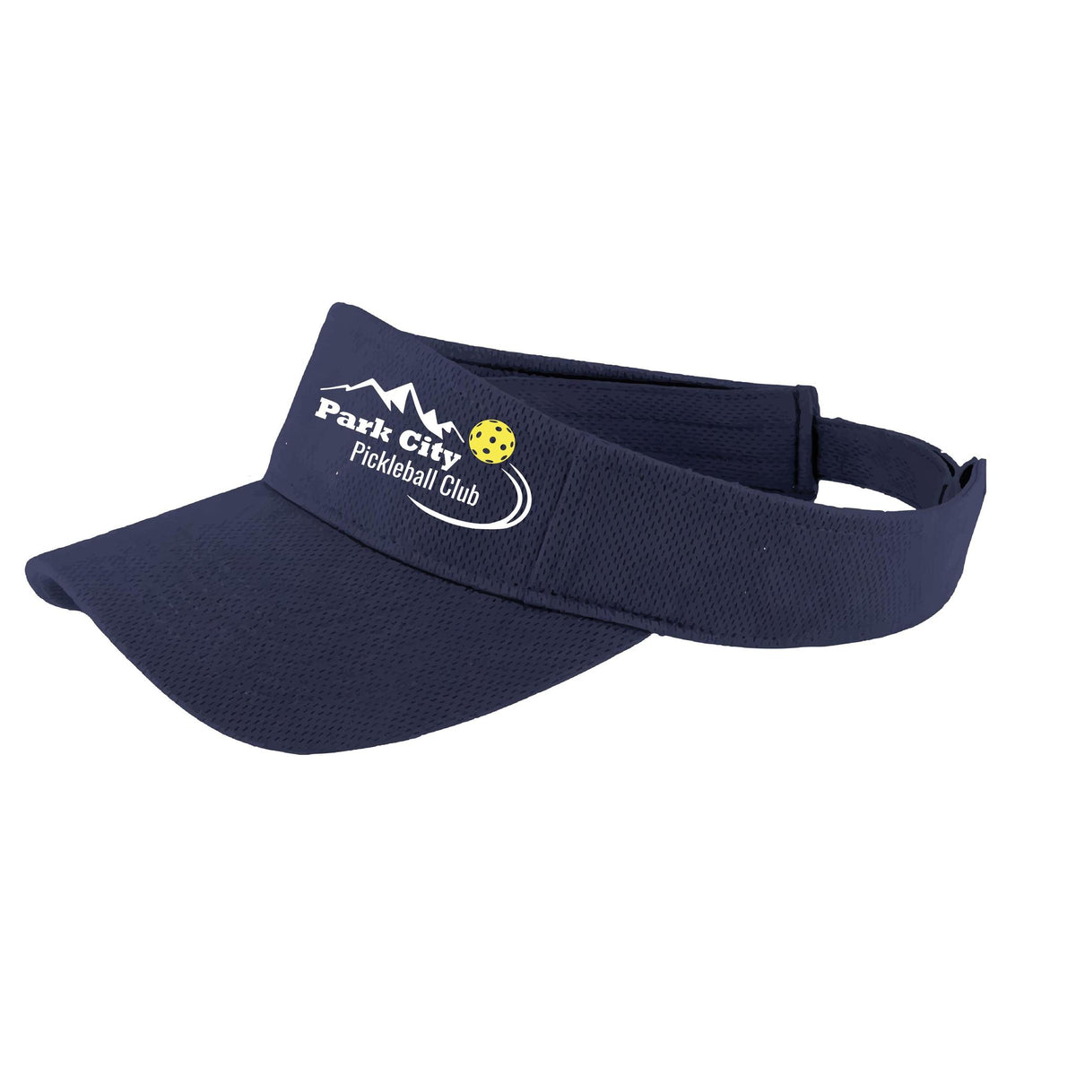 Park City Pickleball Club (Custom) | Pickleball Visors | Moisture Wicking 100% Polyester