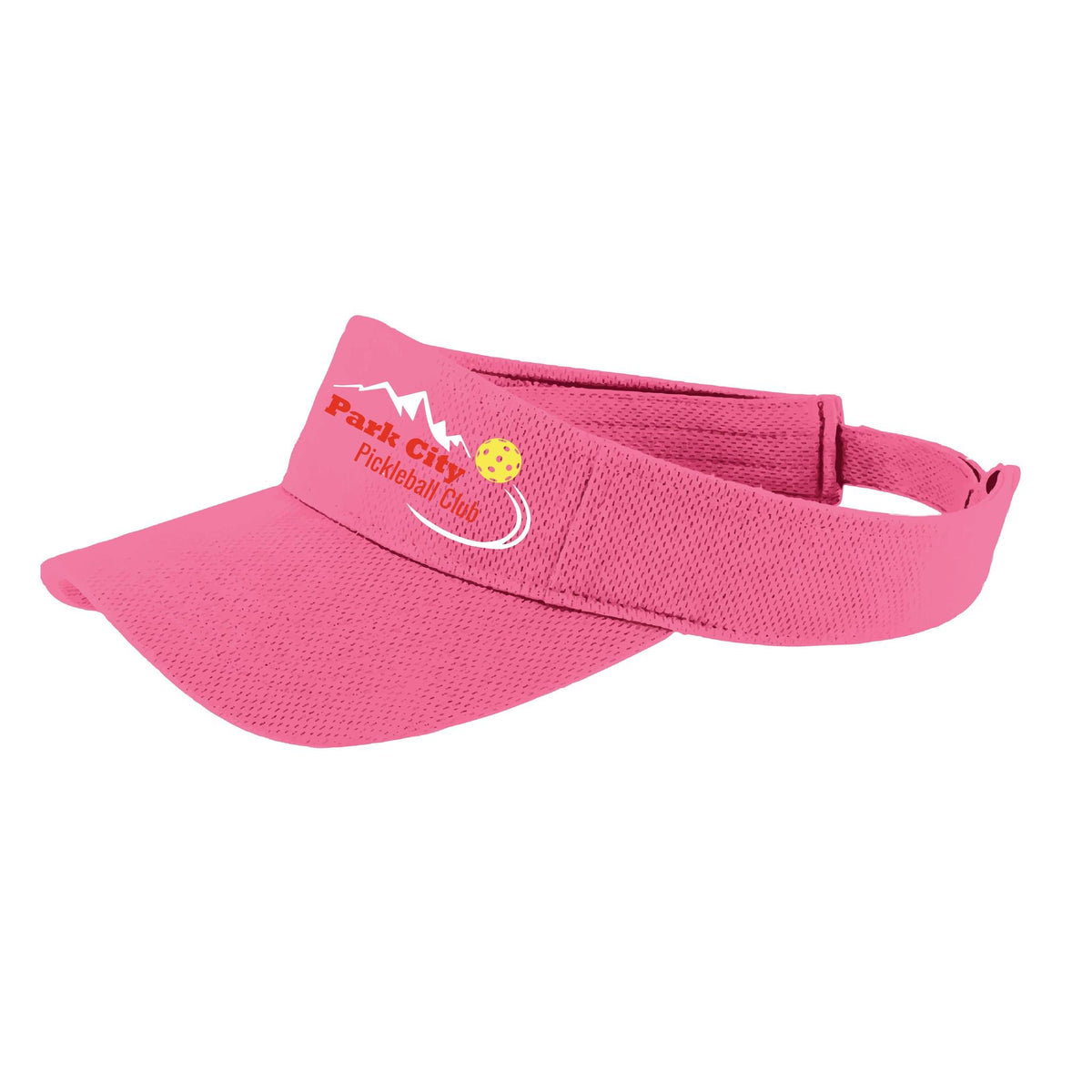 Park City Pickleball Club (Custom) | Pickleball Visors | Moisture Wicking 100% Polyester