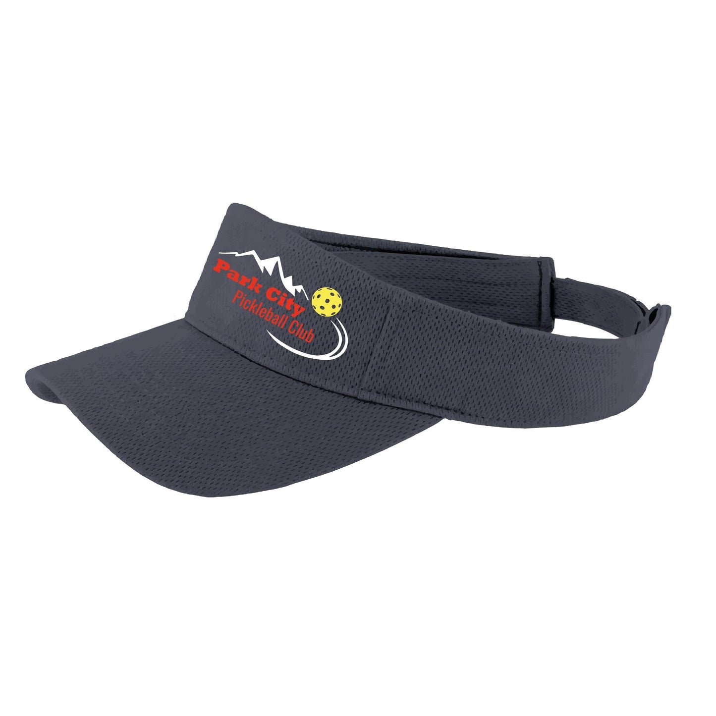 Park City Pickleball Club (Custom) | Pickleball Visors | Moisture Wicking 100% Polyester