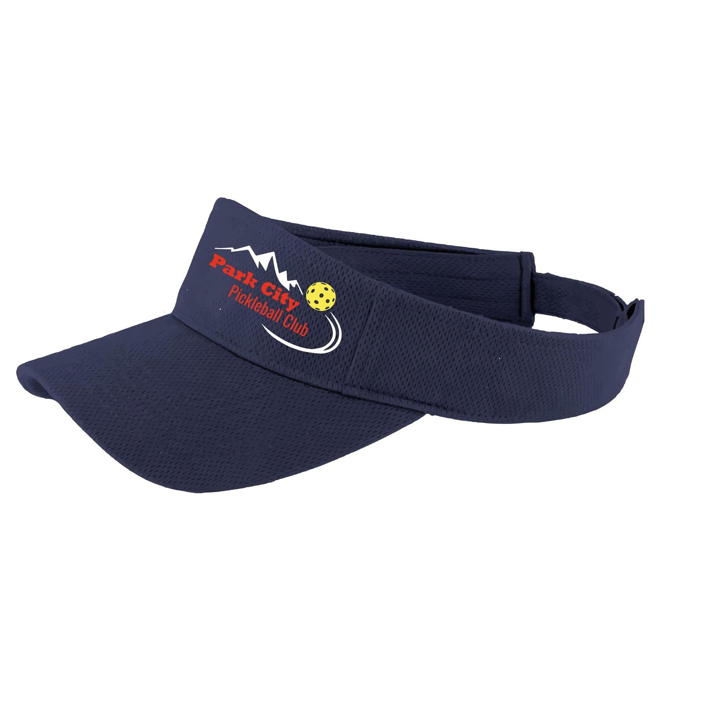 Park City Pickleball Club (Custom) | Pickleball Visors | Moisture Wicking 100% Polyester