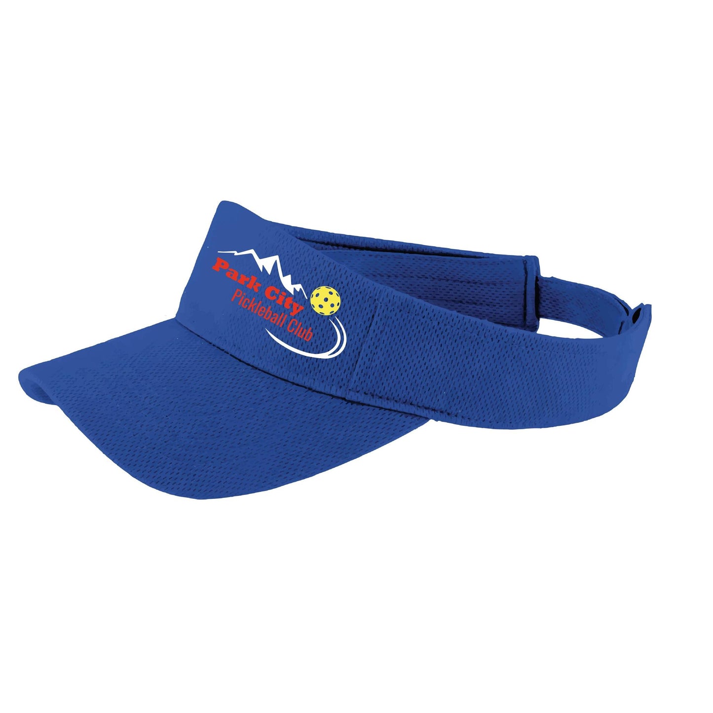 Park City Pickleball Club (Custom) | Pickleball Visors | Moisture Wicking 100% Polyester