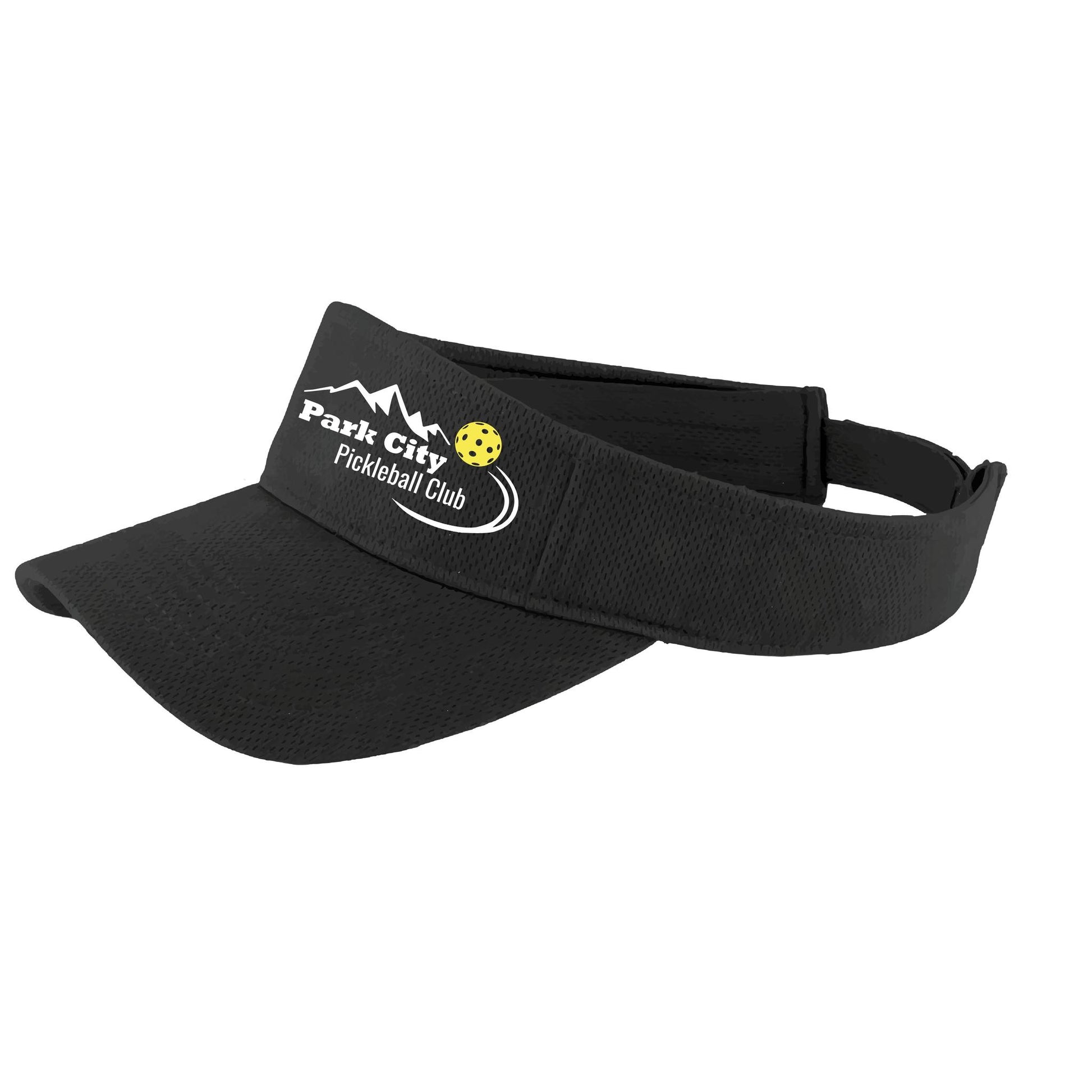 Park City Pickleball Club (Custom) | Pickleball Visors | Moisture Wicking 100% Polyester