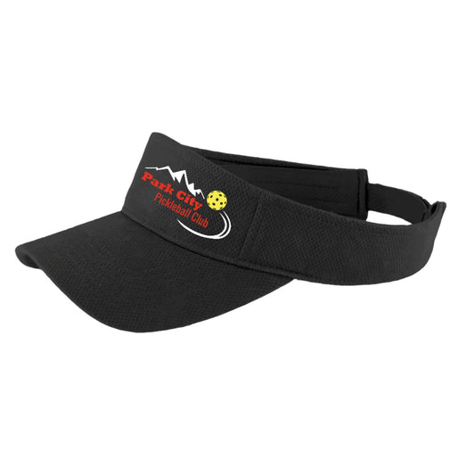 Park City Pickleball Club (Custom) | Pickleball Visors | Moisture Wicking 100% Polyester