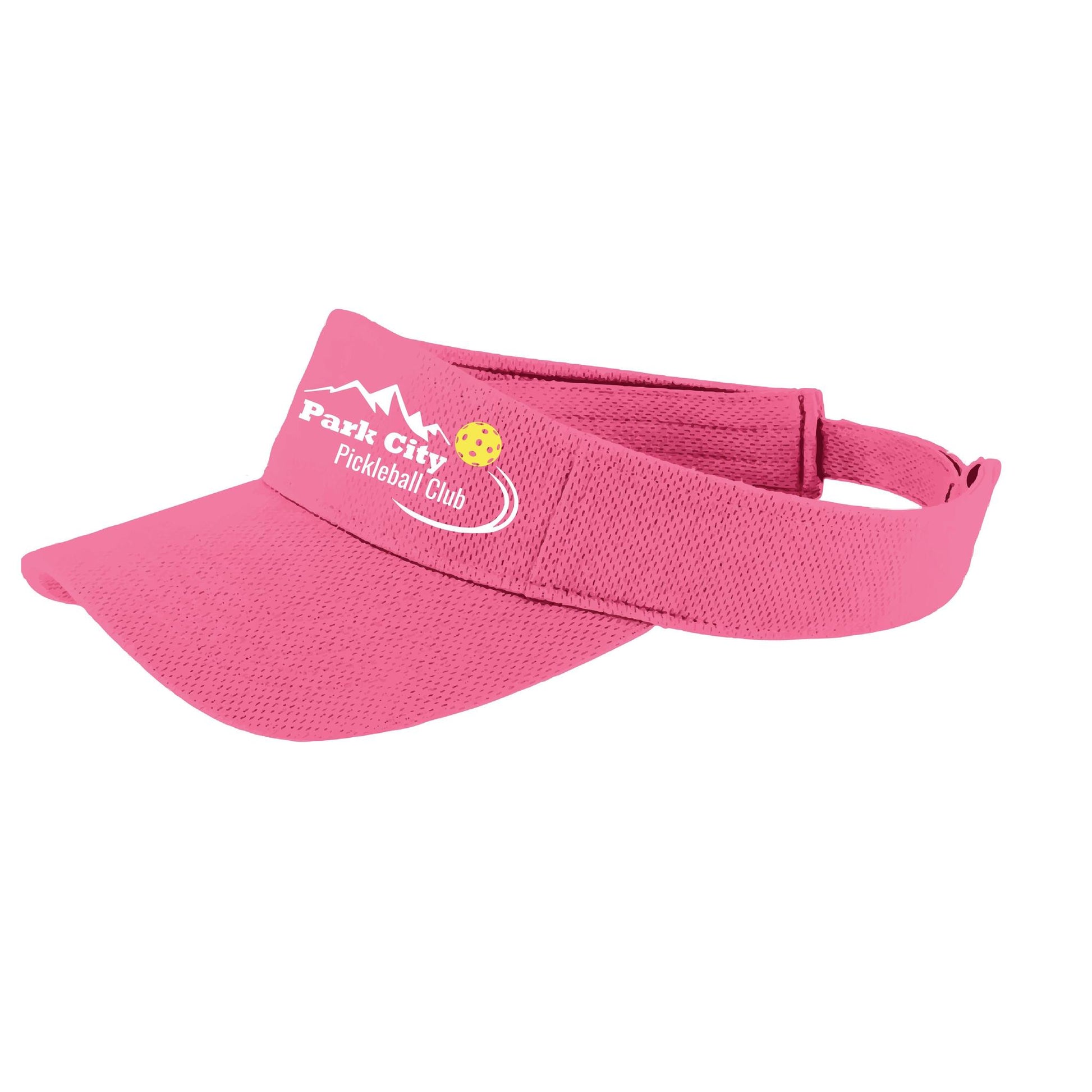 Park City Pickleball Club (Customizable) | Pickleball Visors | Moisture Wicking 100% Polyester