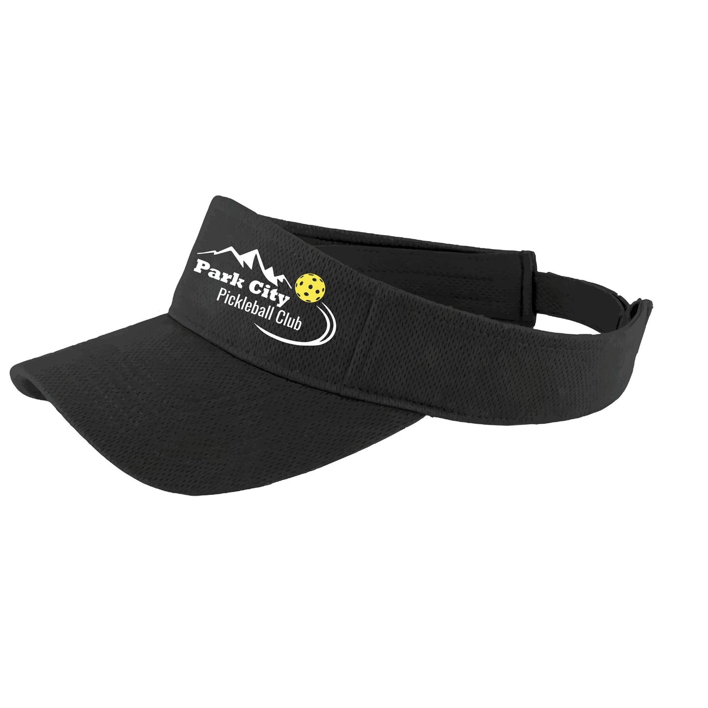 Park City Pickleball Club (Customizable) | Pickleball Visors | Moisture Wicking 100% Polyester