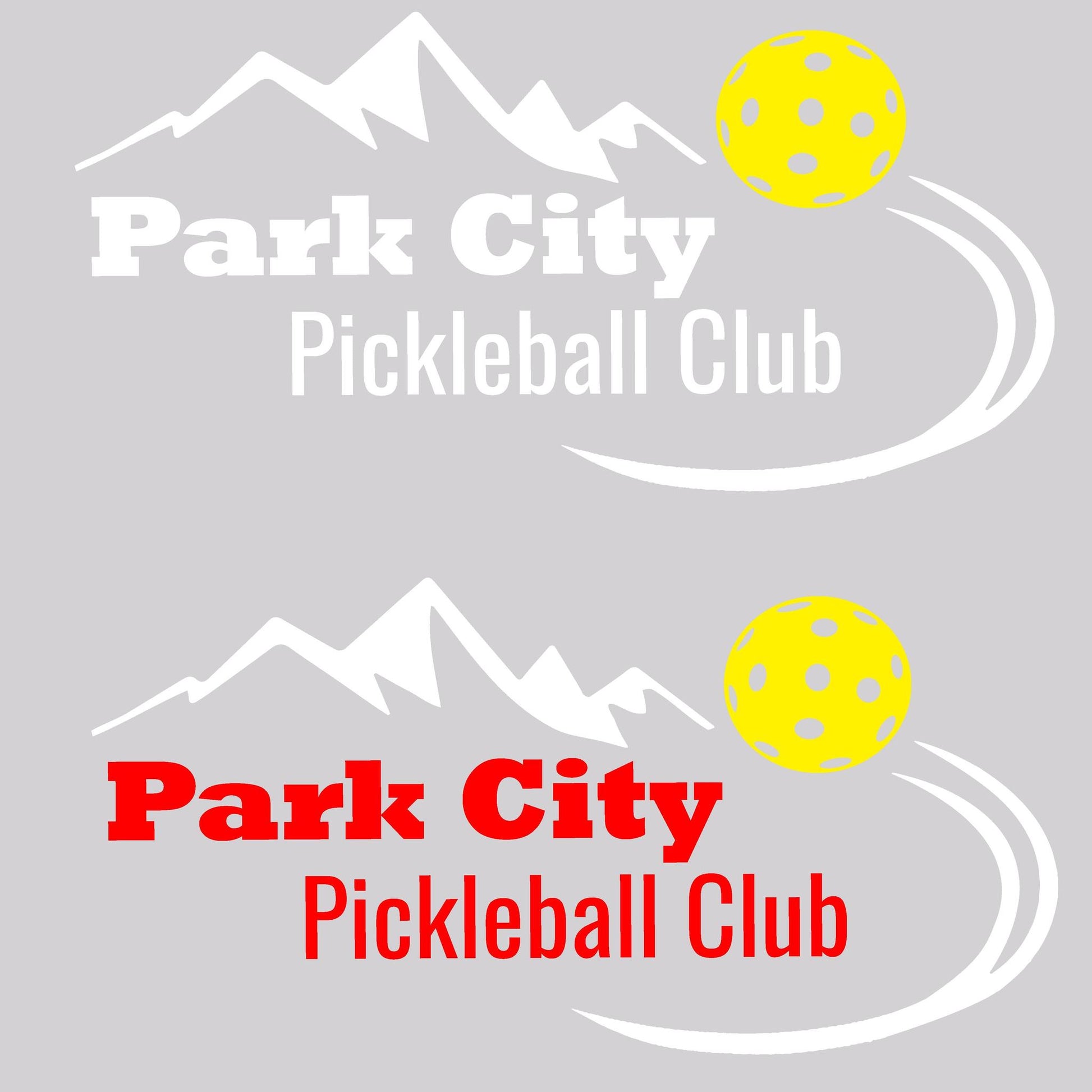 Park City Pickleball Club (Red Words) Custom | Men's Sleeveess Atheletic Performance T-Shirt | 100% Polyester