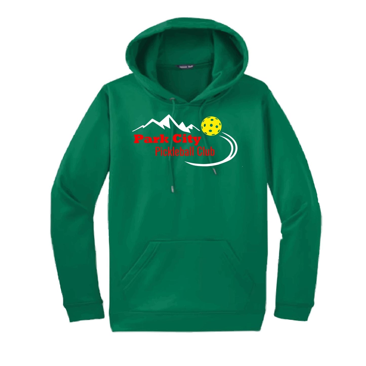 Park City Pickleball Club (Red Words) | Unisex Hoodie Pickleball Sweatshirt | 50% Cotton 50% Polyester