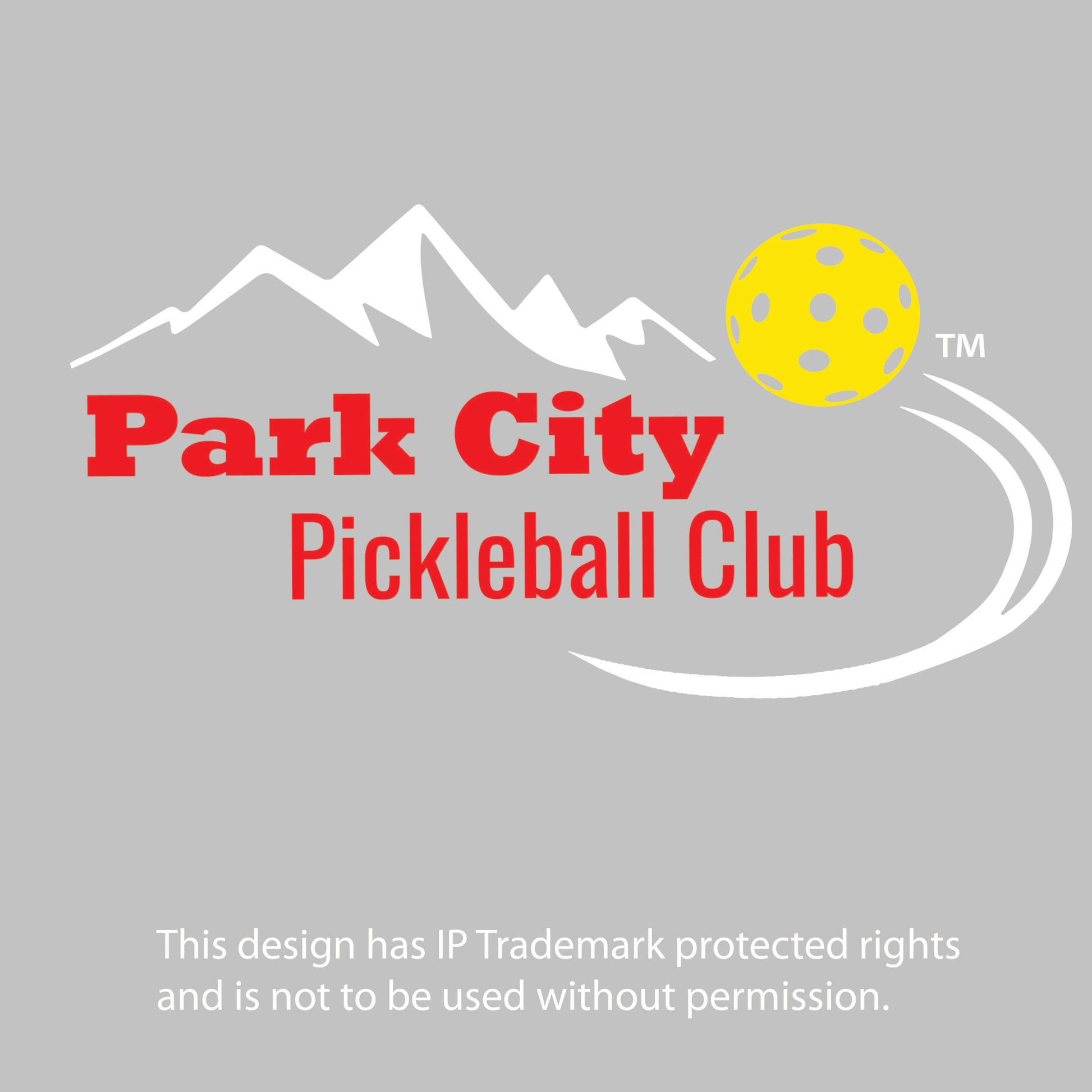Park City Pickleball Club (Red Words) | Youth Long Sleeve Pickleball Performance T-Shirts | 100% Polyester