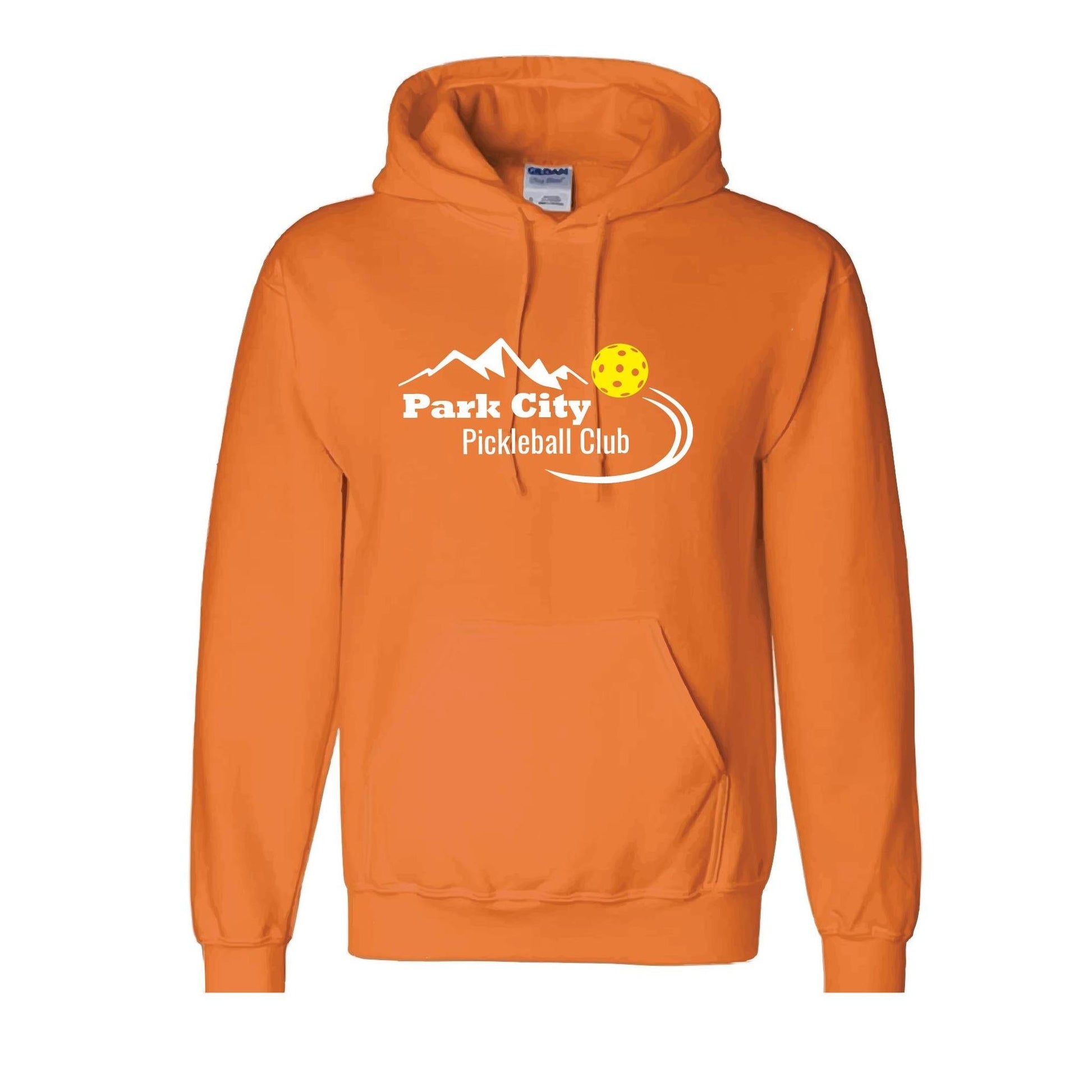 Park City Pickleball Club (White Words) | Unisex Hoodie Pickleball Sweatshirt | 50% Cotton 50% Polyester