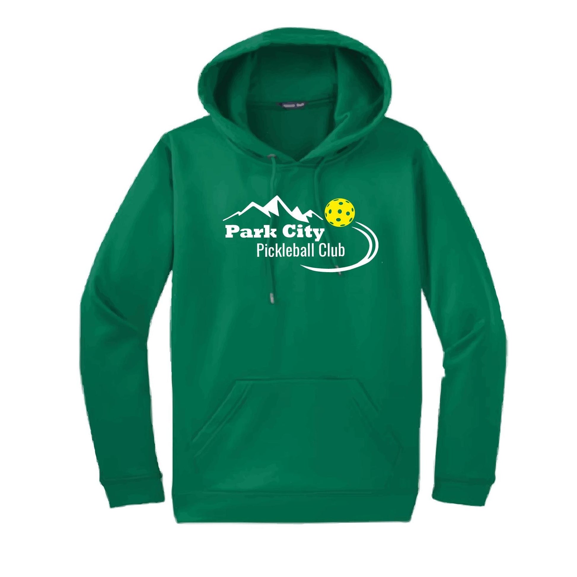 Park City Pickleball Club (White Words) | Unisex Hoodie Pickleball Sweatshirt | 50% Cotton 50% Polyester