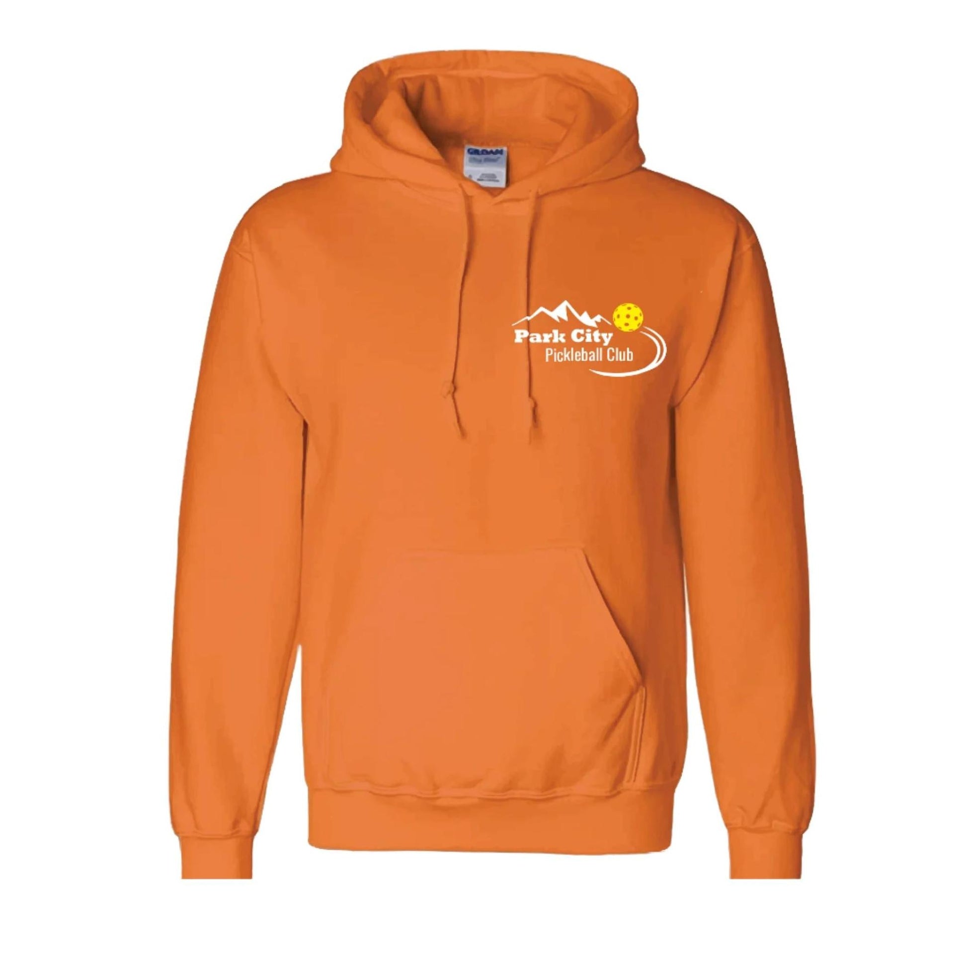 Park City Pickleball Club (White Words) | Unisex Hoodie Pickleball Sweatshirt | 50% Cotton 50% Polyester