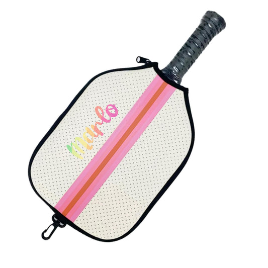 "Pearl Queen" Pickleball Paddle Cover | Personalized Pickleball Paddle Cover | Court Paddle Cover