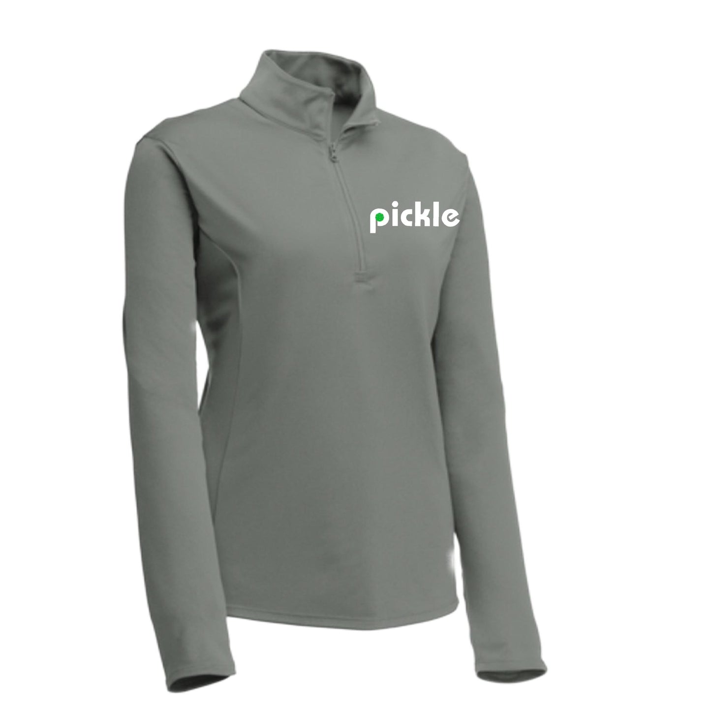 Pickle (Custom) | Women's 1/4 Zip Pullover Athletic Performance Shirt | 100% Polyester