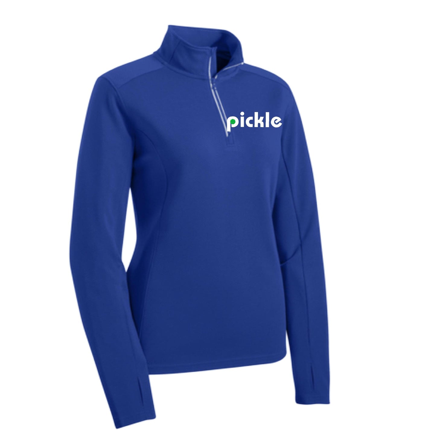 Pickle (Custom) | Women's 1/4 Zip Pullover Athletic Performance Shirt | 100% Polyester