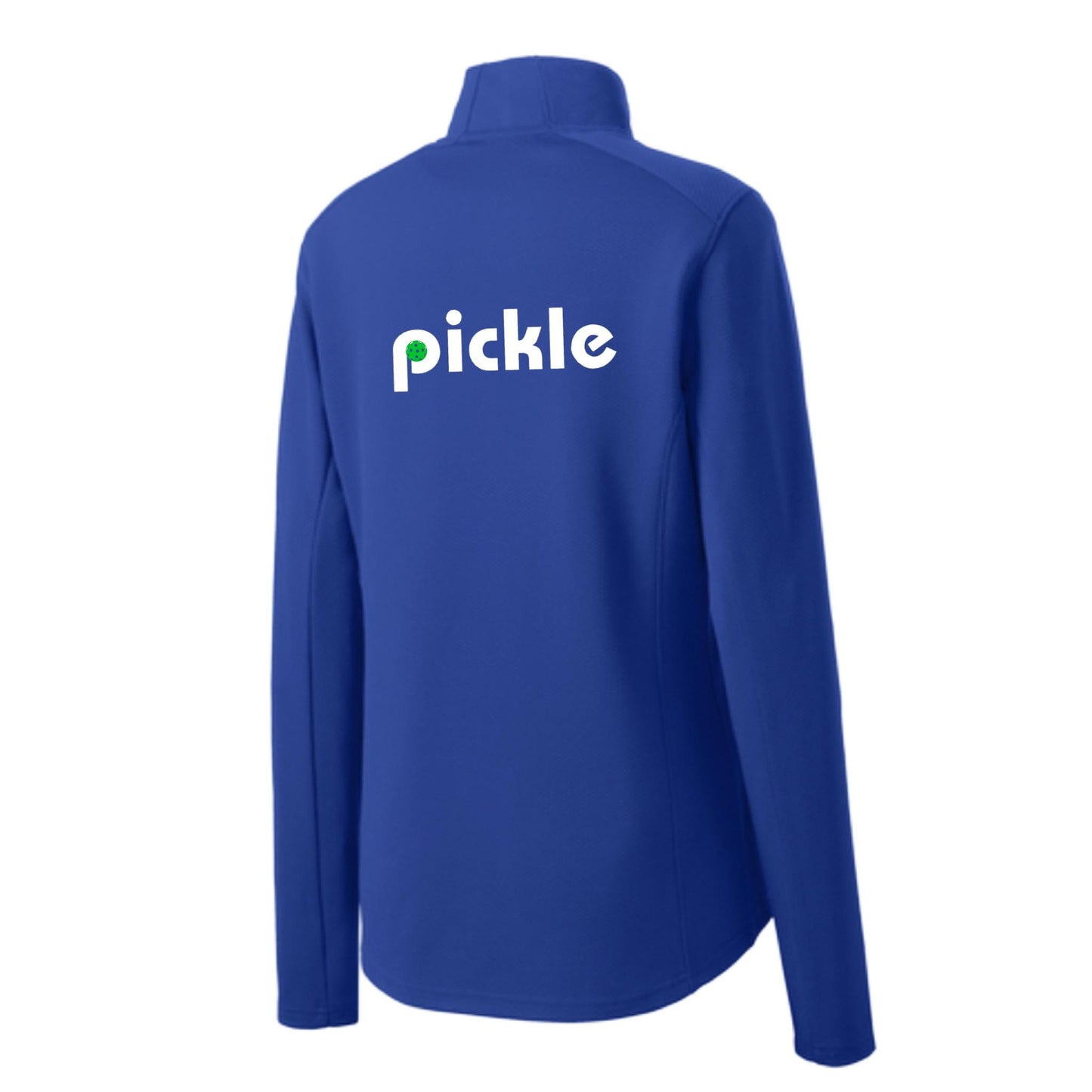 Pickle (Custom) | Women's 1/4 Zip Pullover Athletic Performance Shirt | 100% Polyester