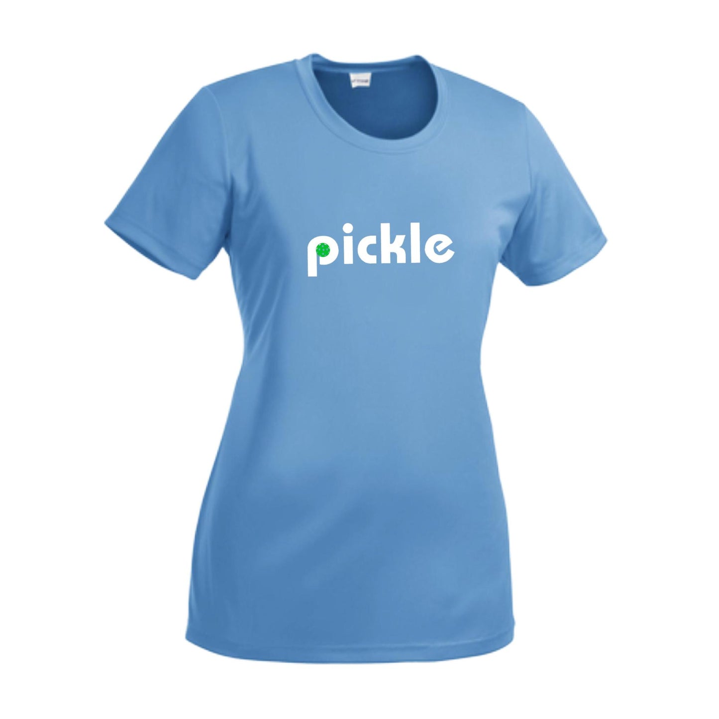 Pickle (Custom) | Women’s Short Sleeve Crewneck Athletic Performance T-Shirts | 100% Polyester