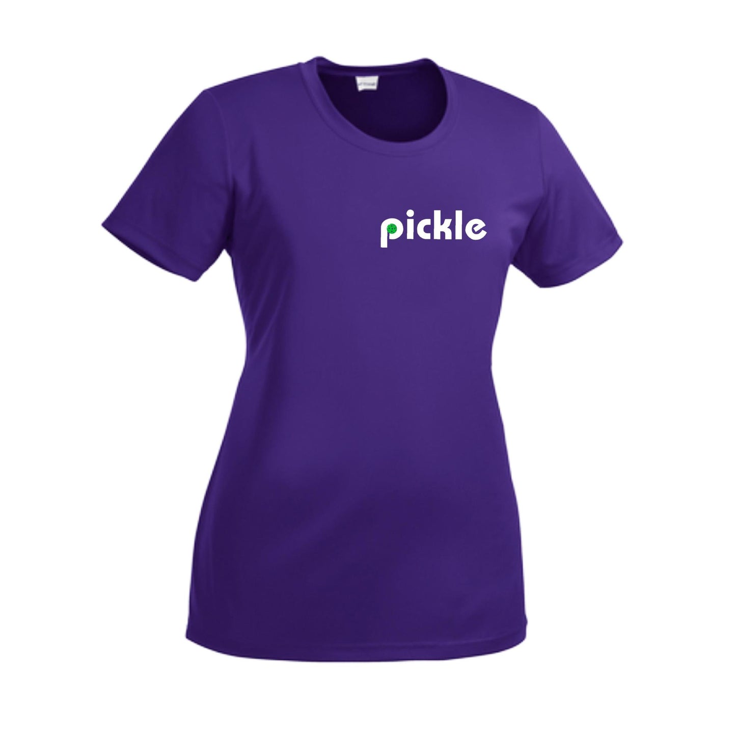 Pickle (Custom) | Women’s Short Sleeve Crewneck Athletic Performance T-Shirts | 100% Polyester