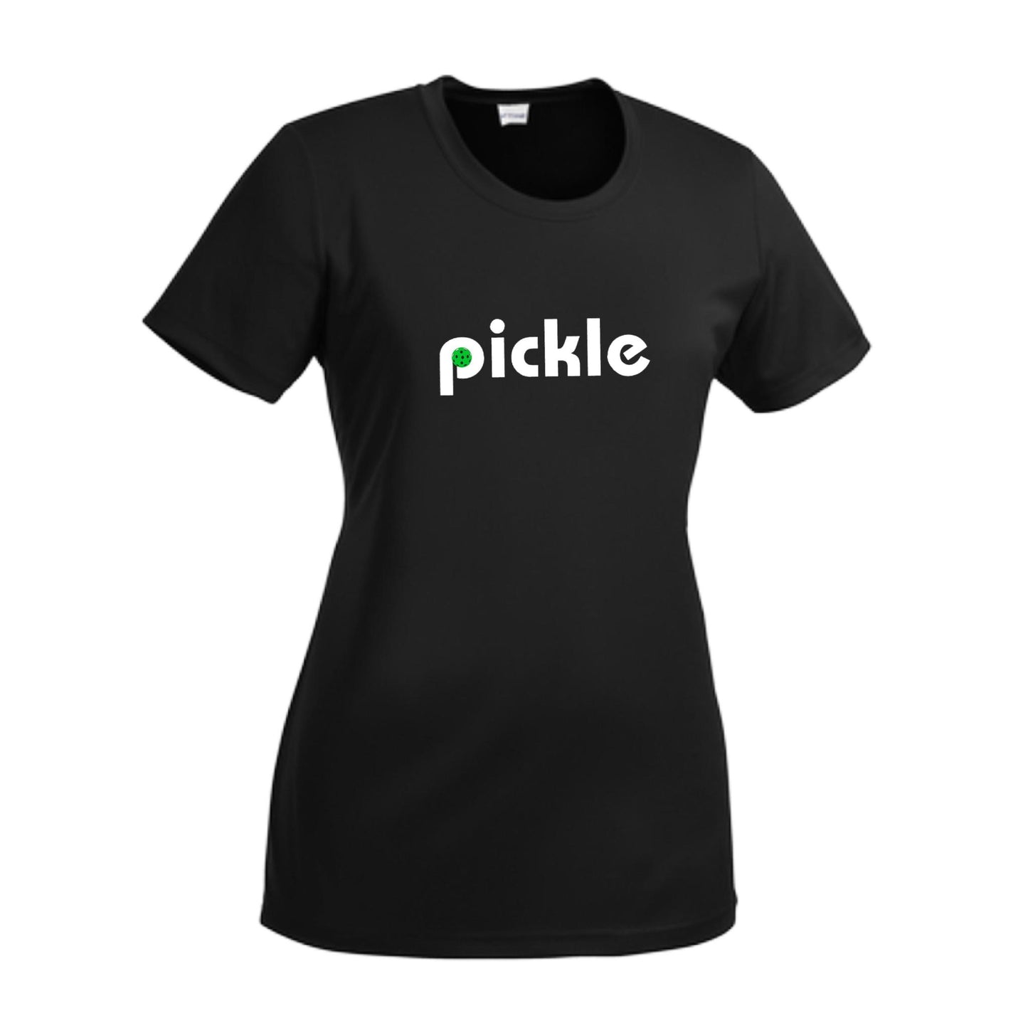 Pickle (Custom) | Women’s Short Sleeve Crewneck Athletic Performance T-Shirts | 100% Polyester