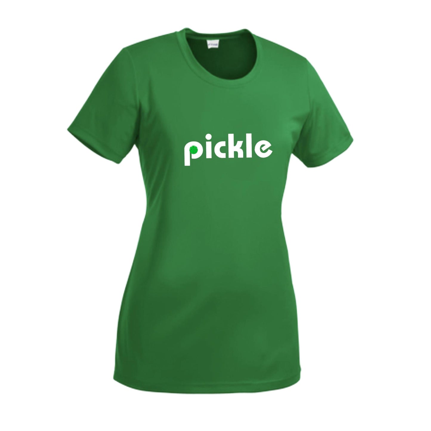 Pickle (Custom) | Women’s Short Sleeve Crewneck Athletic Performance T-Shirts | 100% Polyester