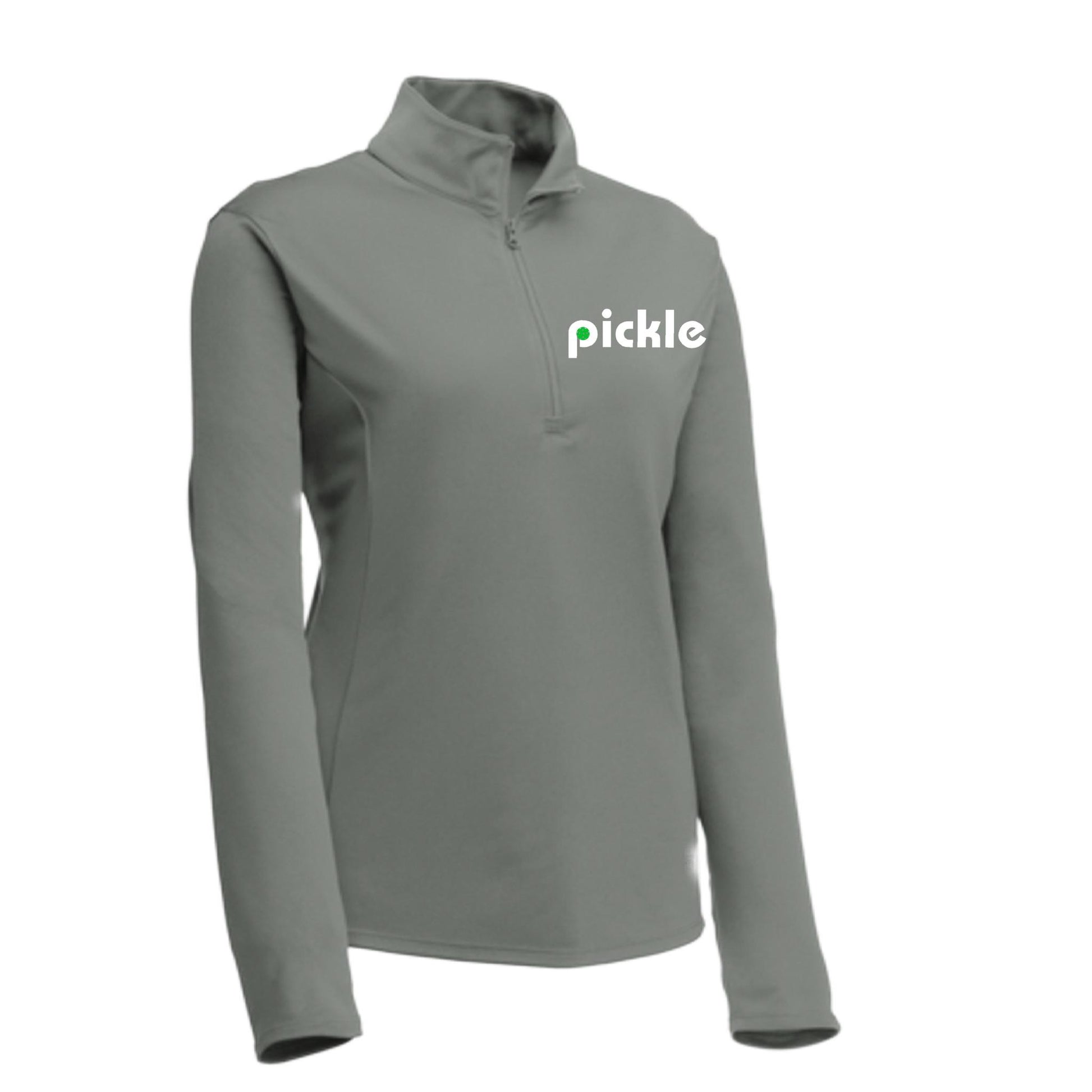 Pickle (Customizable) | Women's 1/4 Zip Pullover Athletic Performance Shirt | 100% Polyester