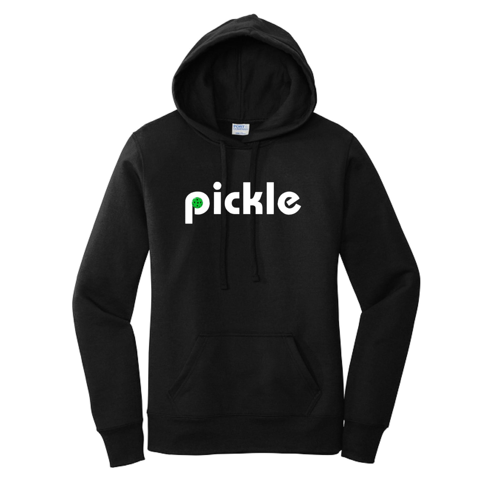 Pickle (Customizable) | Women’s Fitted Hoodie Pickleball Sweatshirt | 50% Cotton 50% Poly Fleece