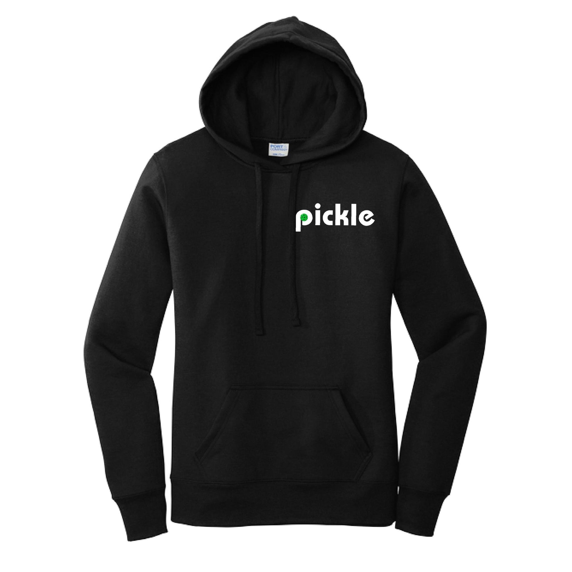 Pickle (Customizable) | Women’s Fitted Hoodie Pickleball Sweatshirt | 50% Cotton 50% Poly Fleece
