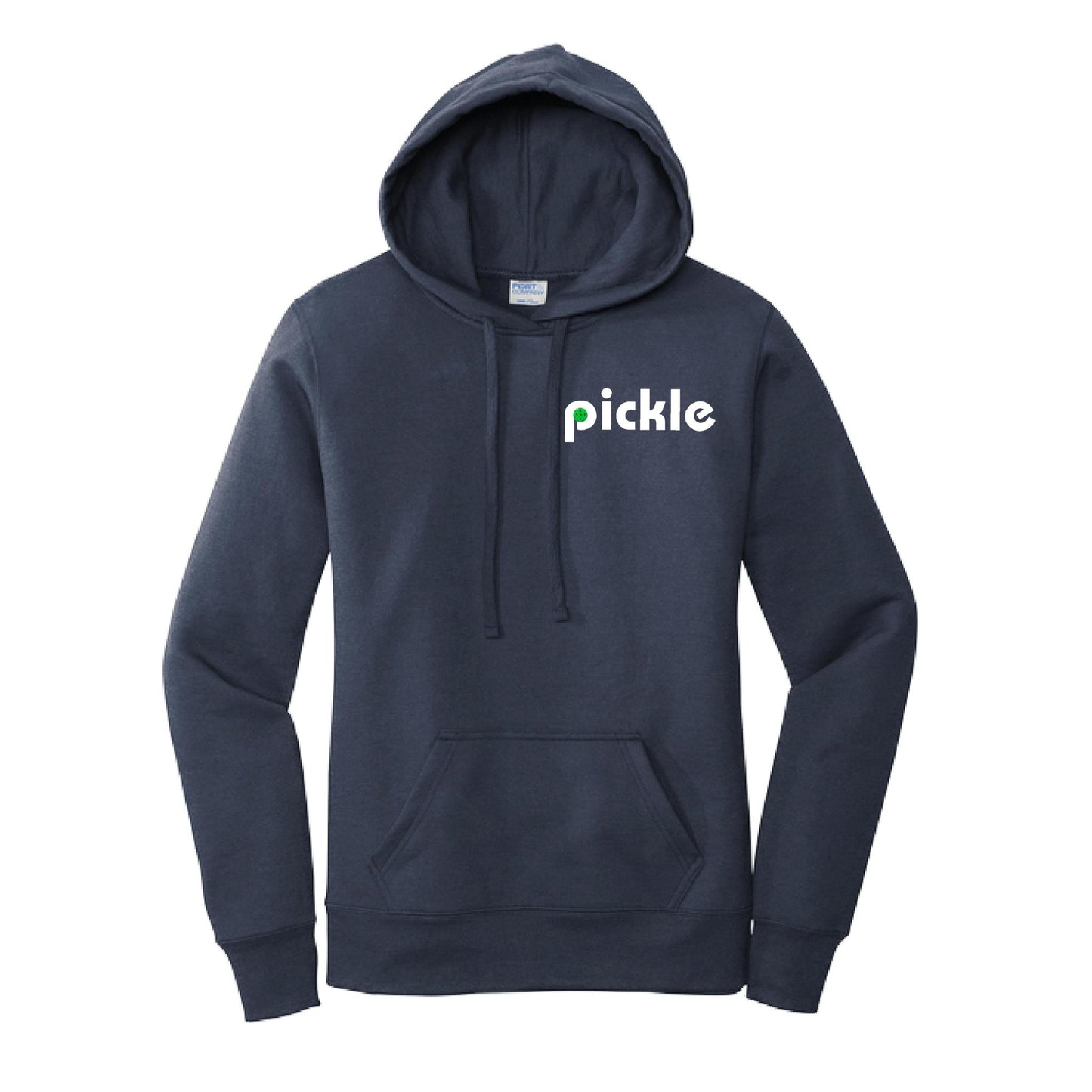 Pickle (Customizable) | Women’s Fitted Hoodie Pickleball Sweatshirt | 50% Cotton 50% Poly Fleece