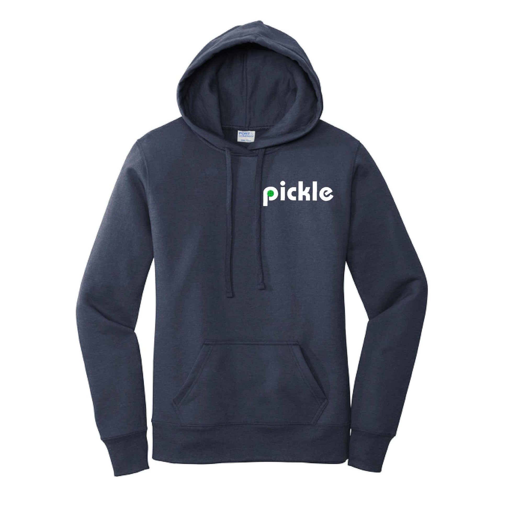 Pickle (Customizable) | Women’s Fitted Hoodie Pickleball Sweatshirt | 50% Cotton 50% Poly Fleece
